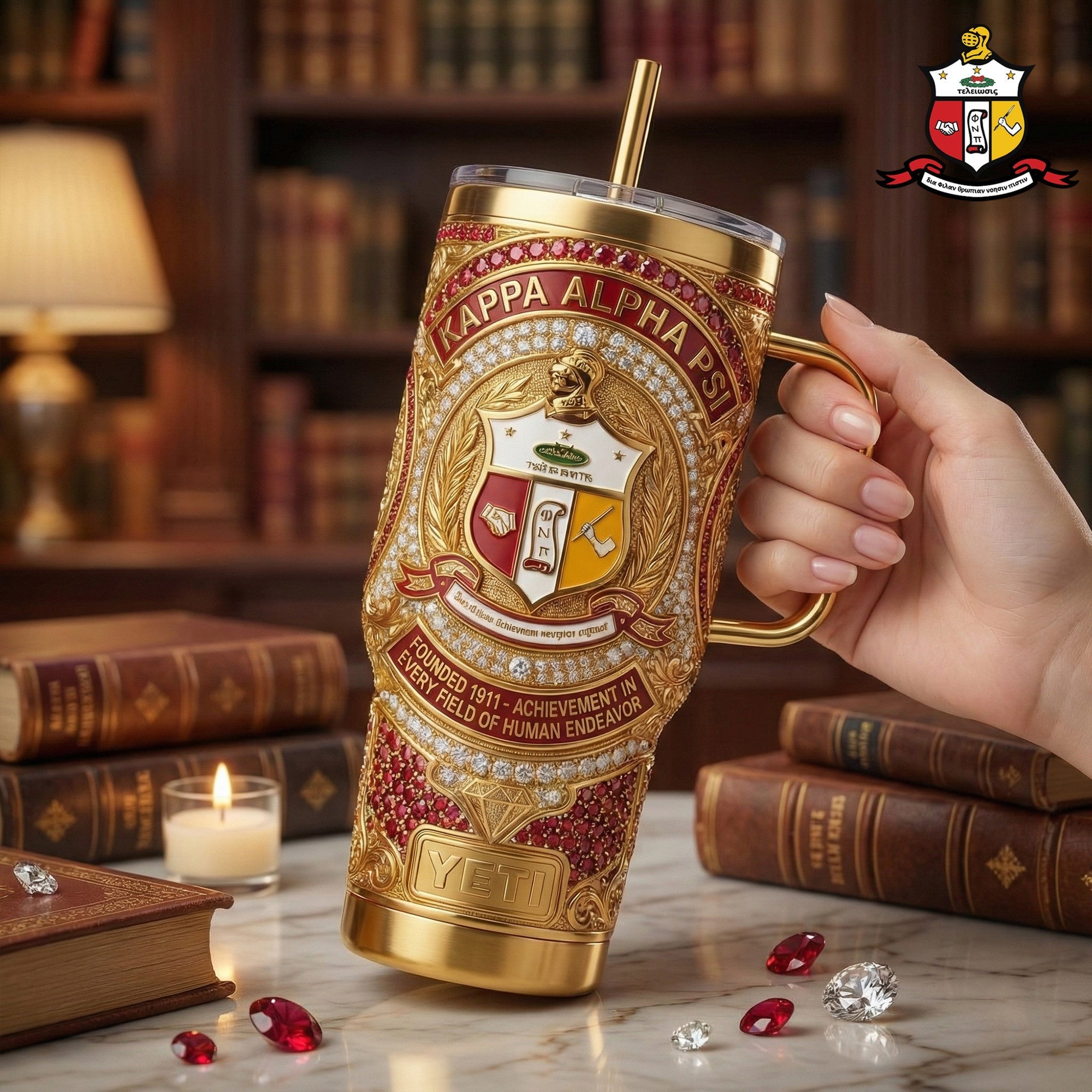 KPAP 40oz Tumbler With Handle LNTH