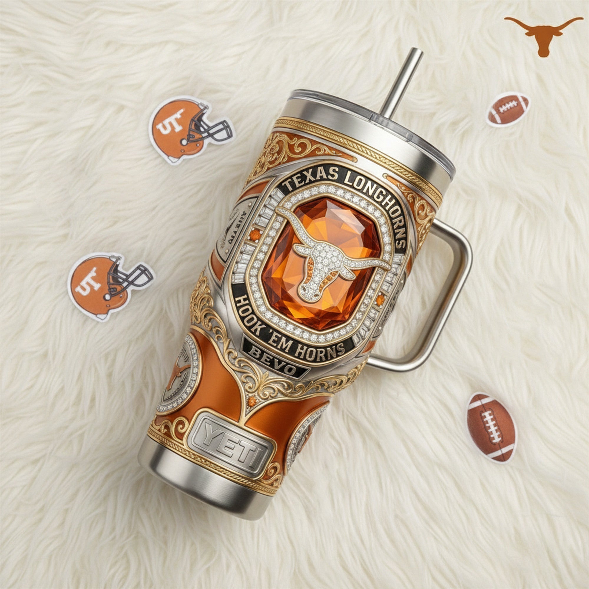 TLH 40oz Tumbler With Handle LNTH