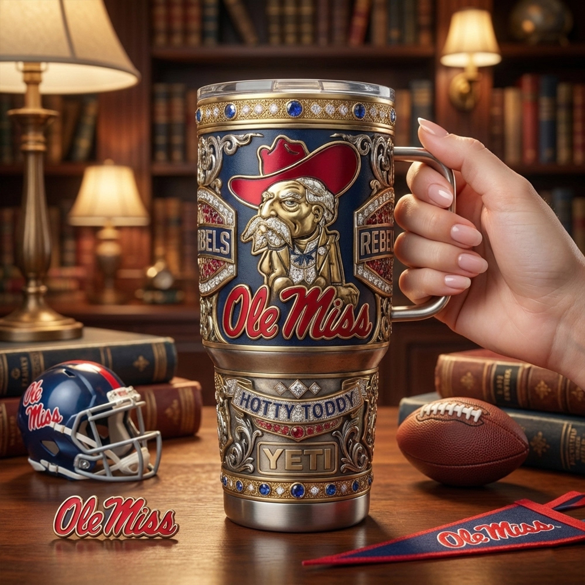 OMR 40oz Tumbler With Handle LNTH