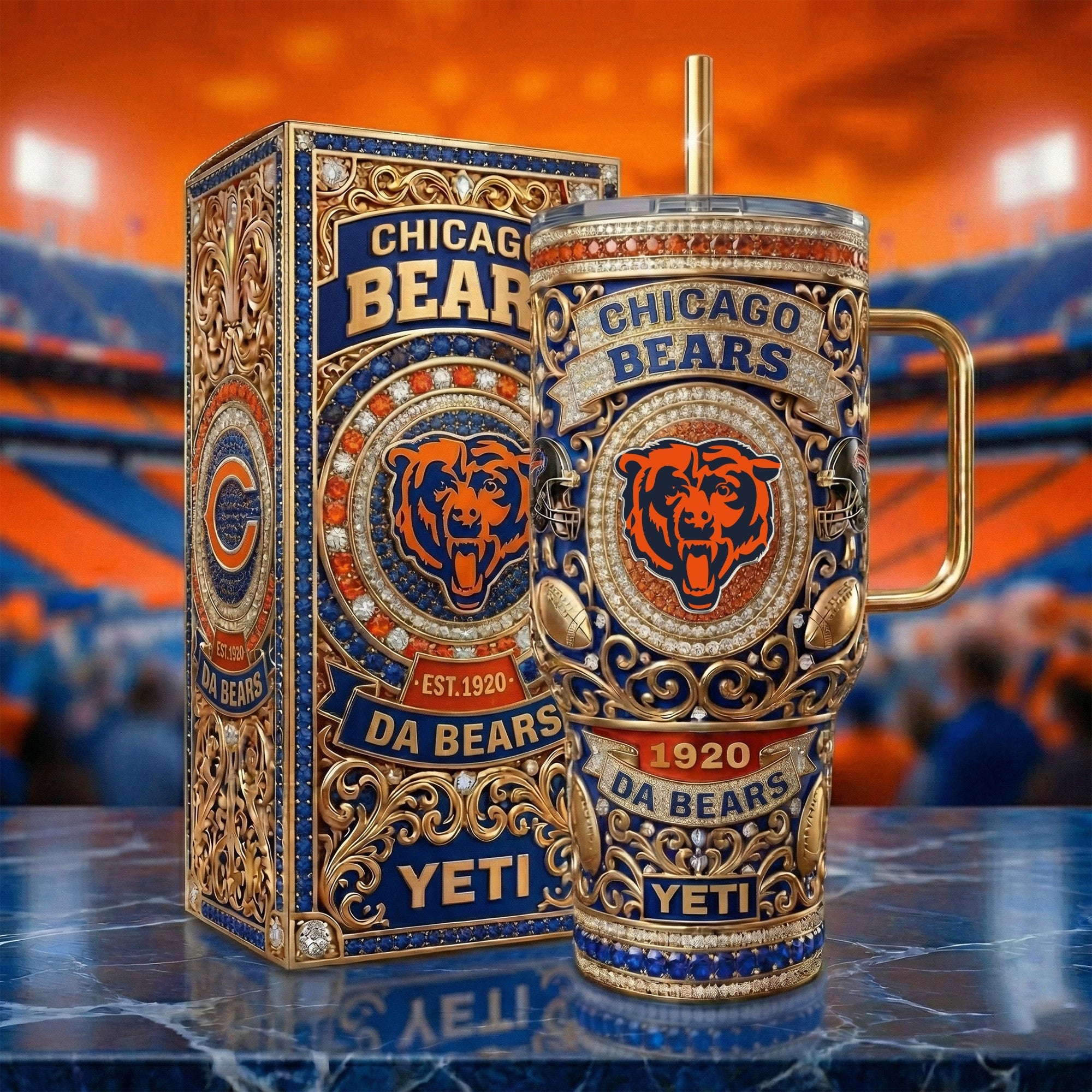 CCGB 40oz Tumbler With Handle DAT