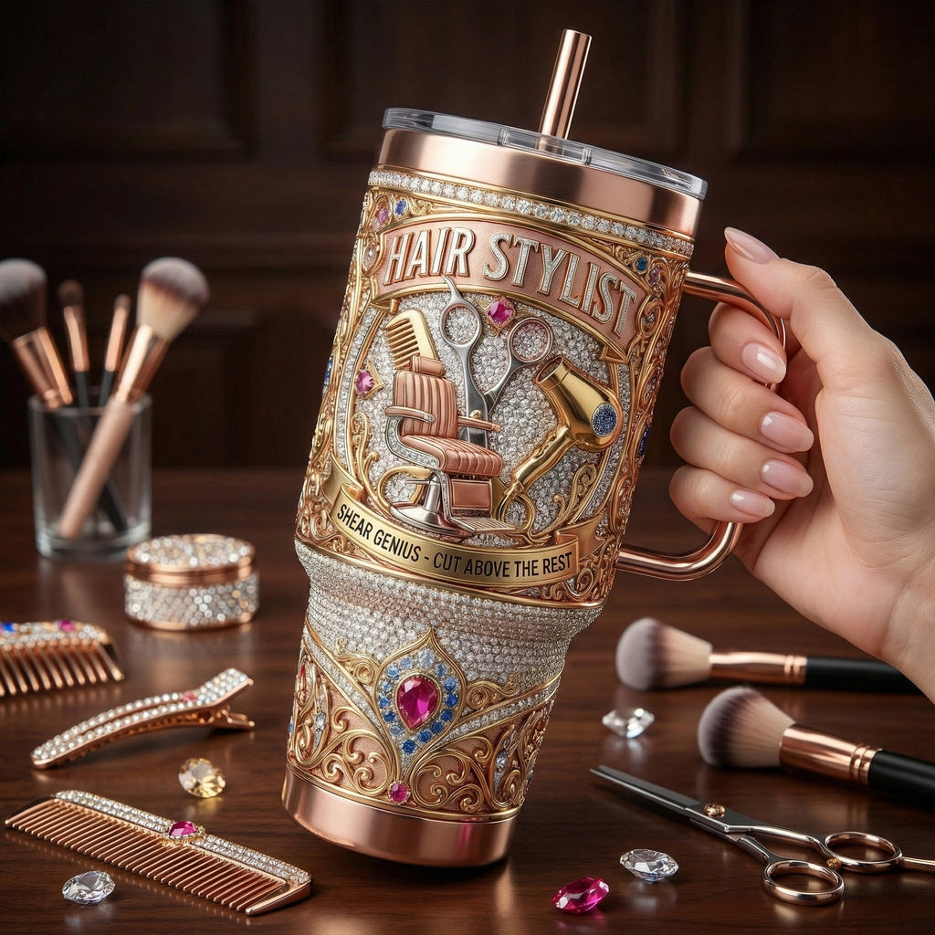 HRSL 40oz Tumbler With Handle LNTH