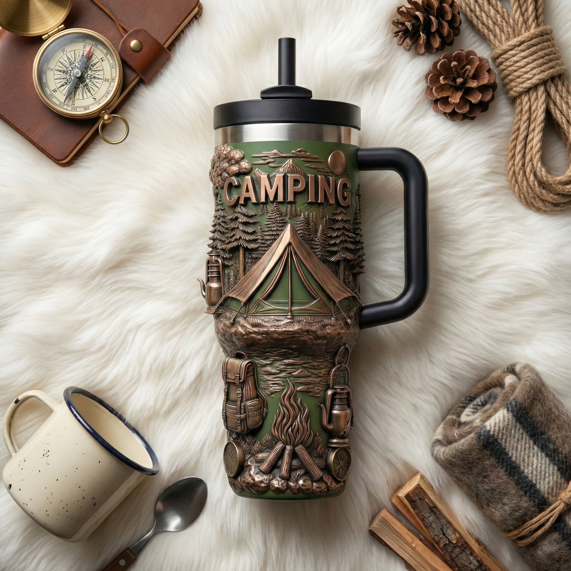 CAMP 40oz Tumbler With Handle HTTT