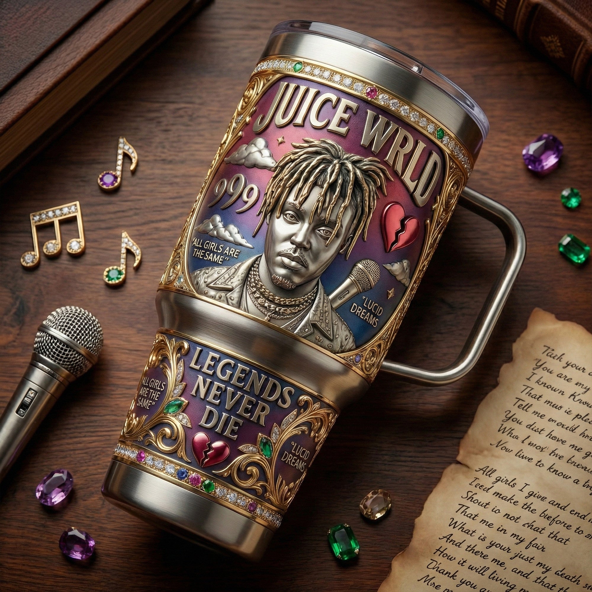 WRLD 40oz Tumbler With Handle LNTH