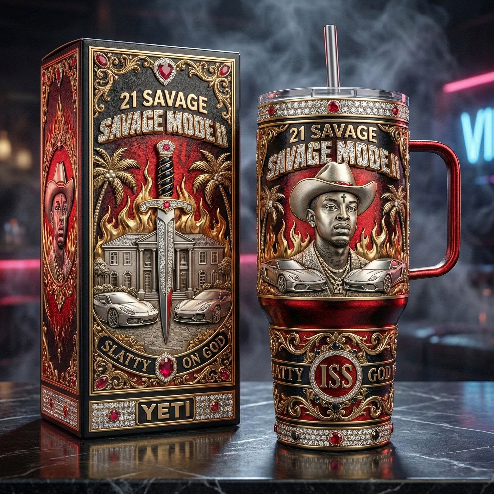 21SV 40oz Tumbler With Handle LNTH