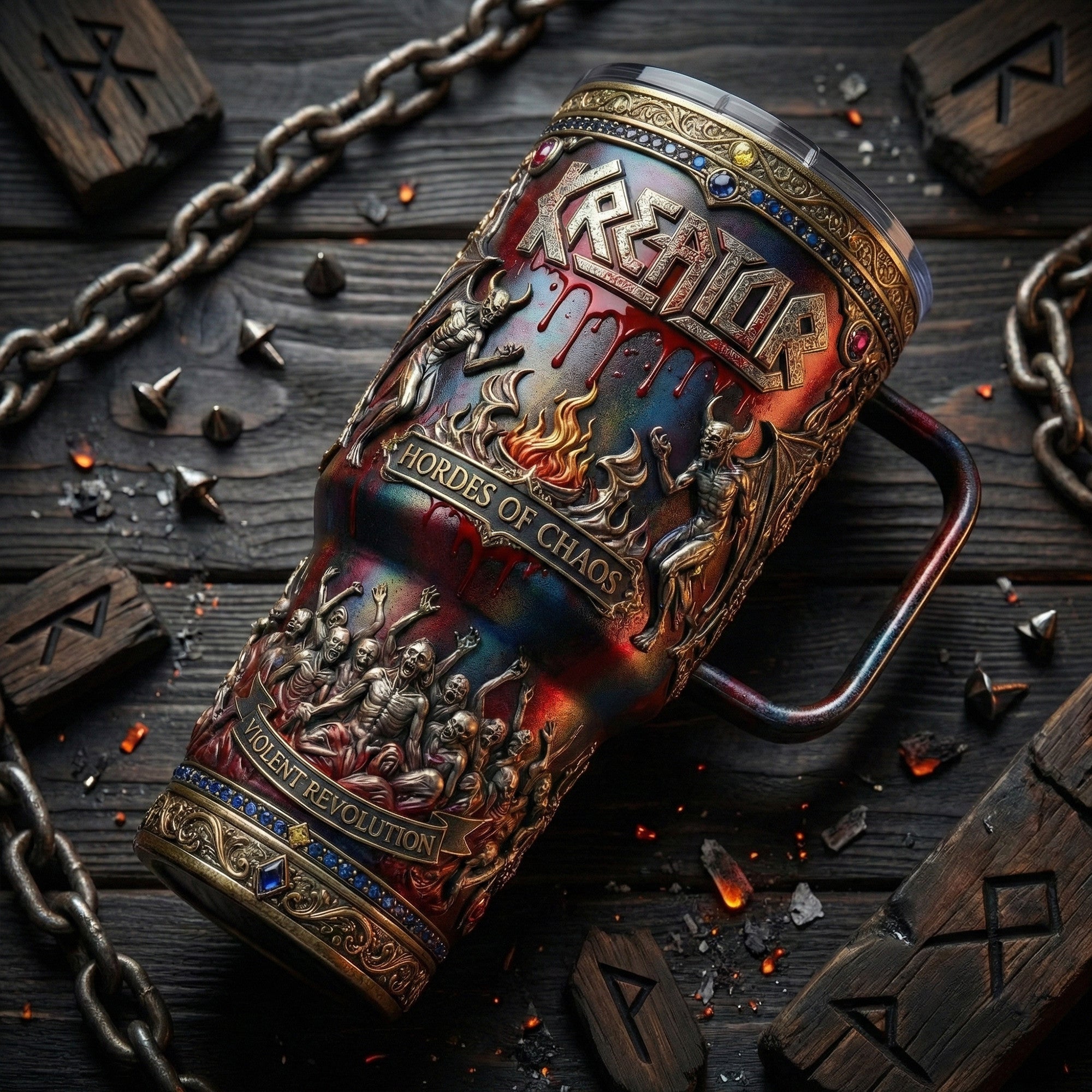 KRET 40oz Tumbler With Handle LNTH