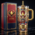IOWA 40oz Tumbler With Handle DAT