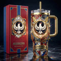 NEBRASKA 40oz Tumbler With Handle DAT
