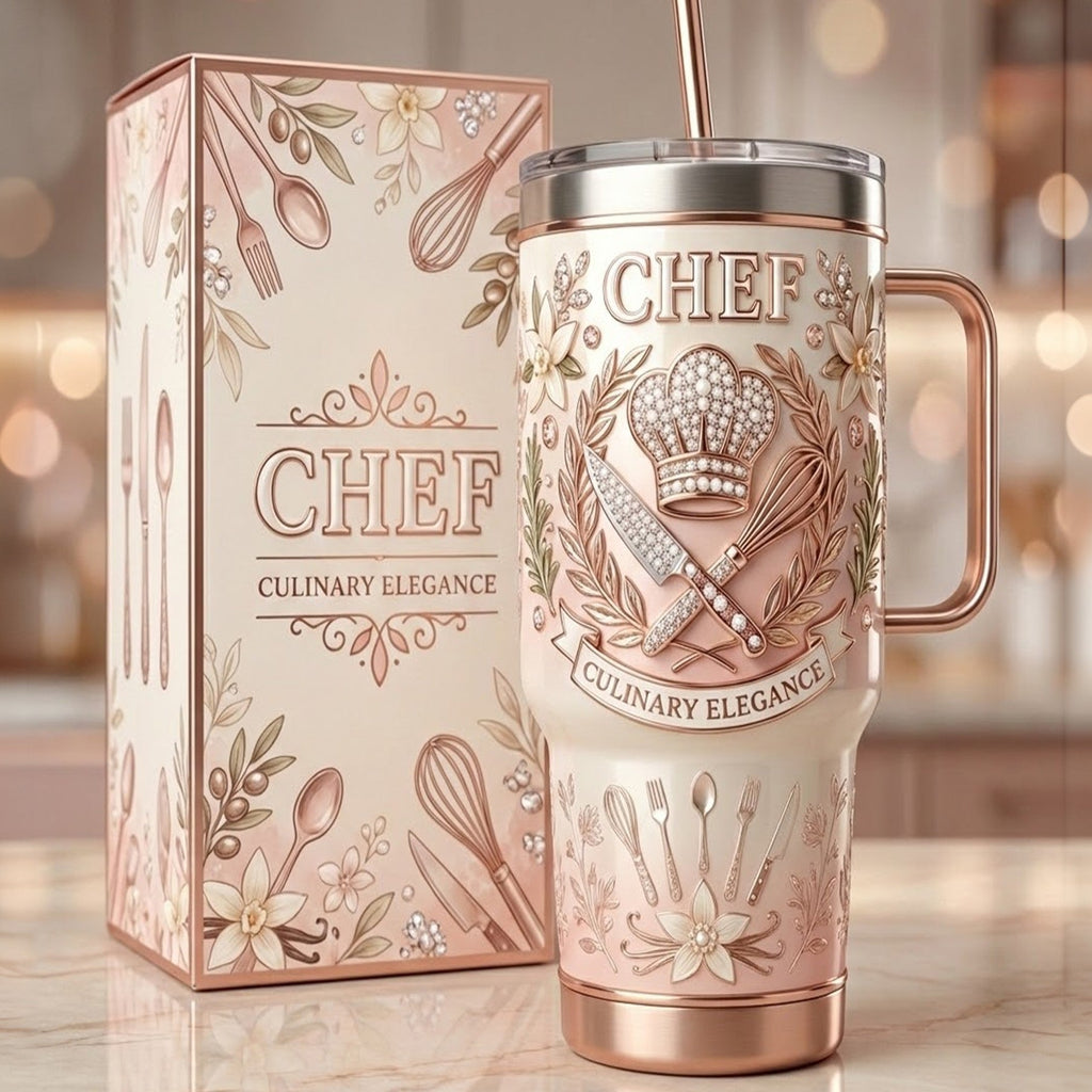 Chef 40oz Tumbler With Handle TNSM