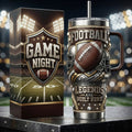 Football 40oz Tumbler With Handle TNSM