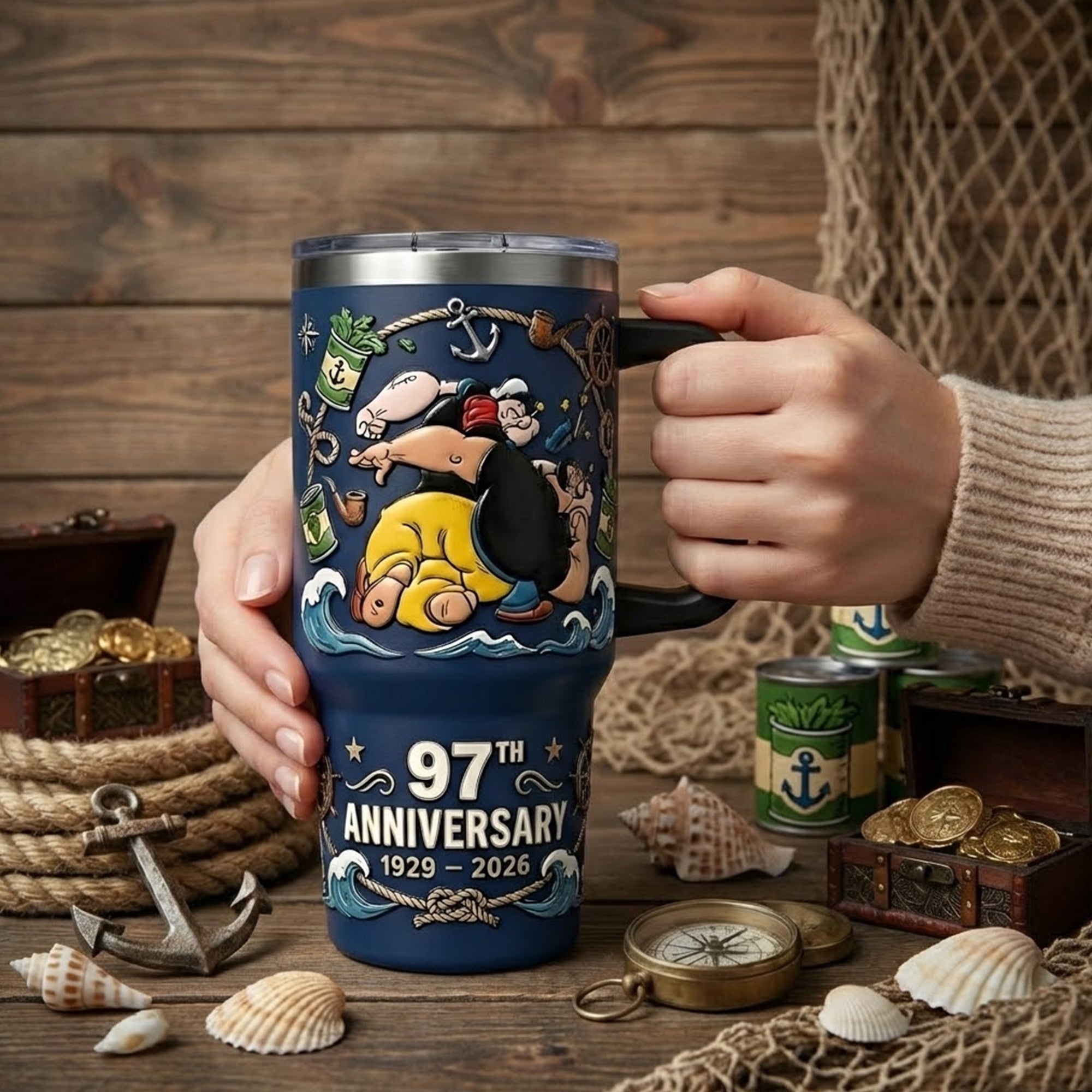 POPE 40oz Tumbler With Handle TNSM