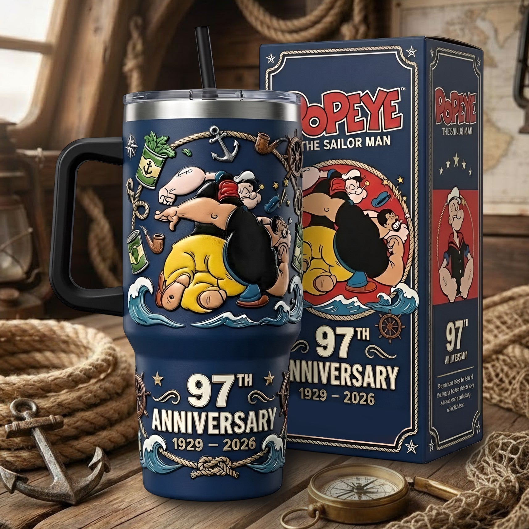 POPE 40oz Tumbler With Handle TNSM