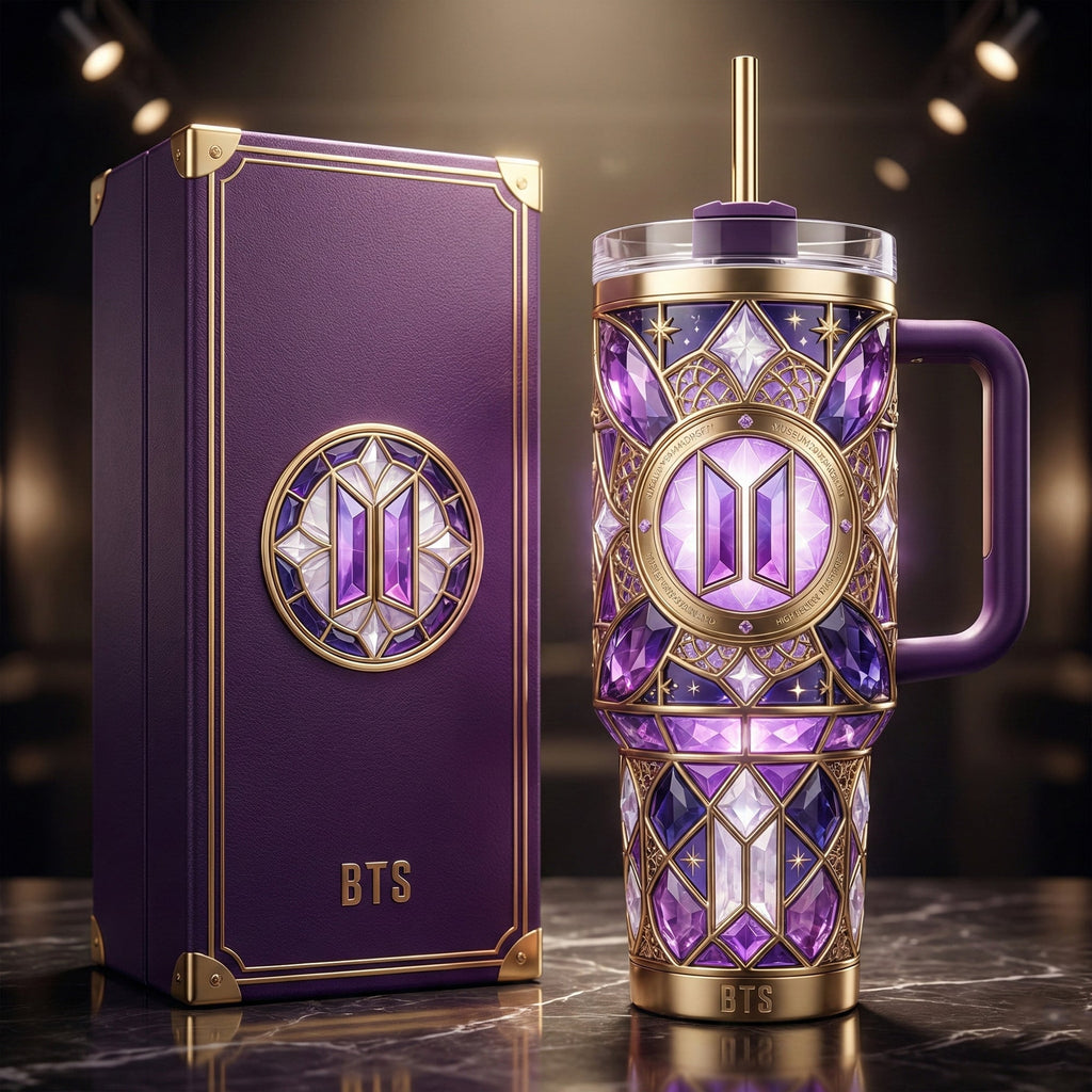 BTS 40oz Tumbler With Handle DAT
