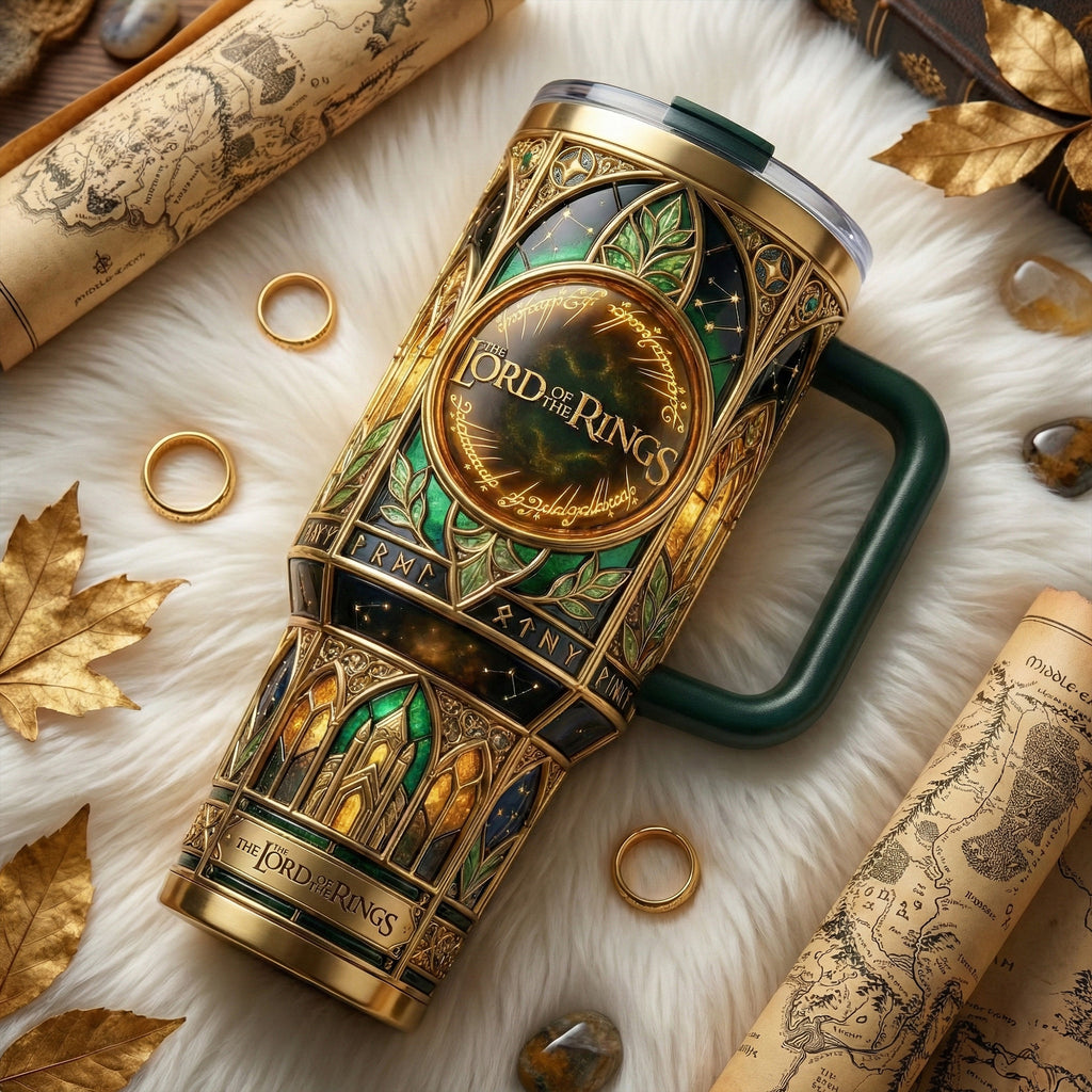 LOTR 40oz Tumbler With Handle DAT