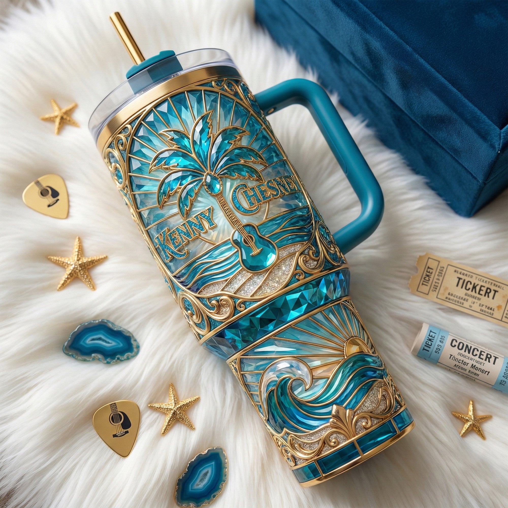 KNCN 40oz Tumbler With Handle DAT