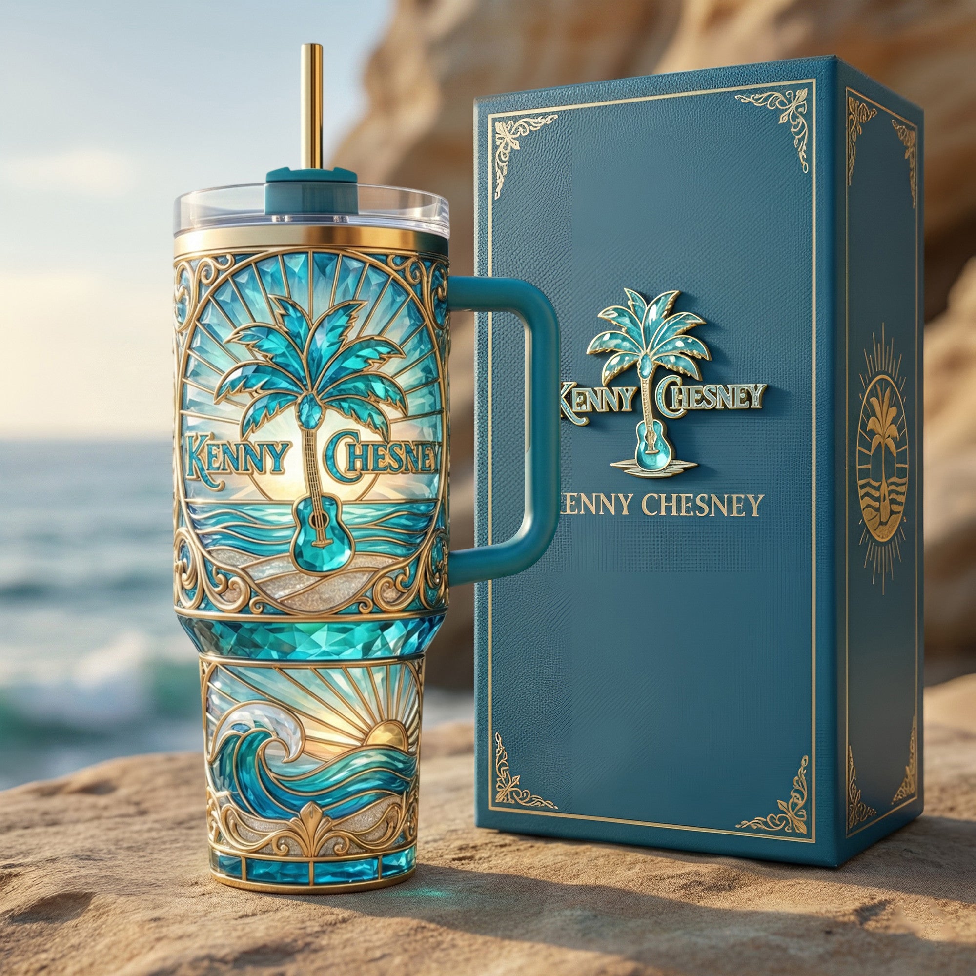 KNCN 40oz Tumbler With Handle DAT