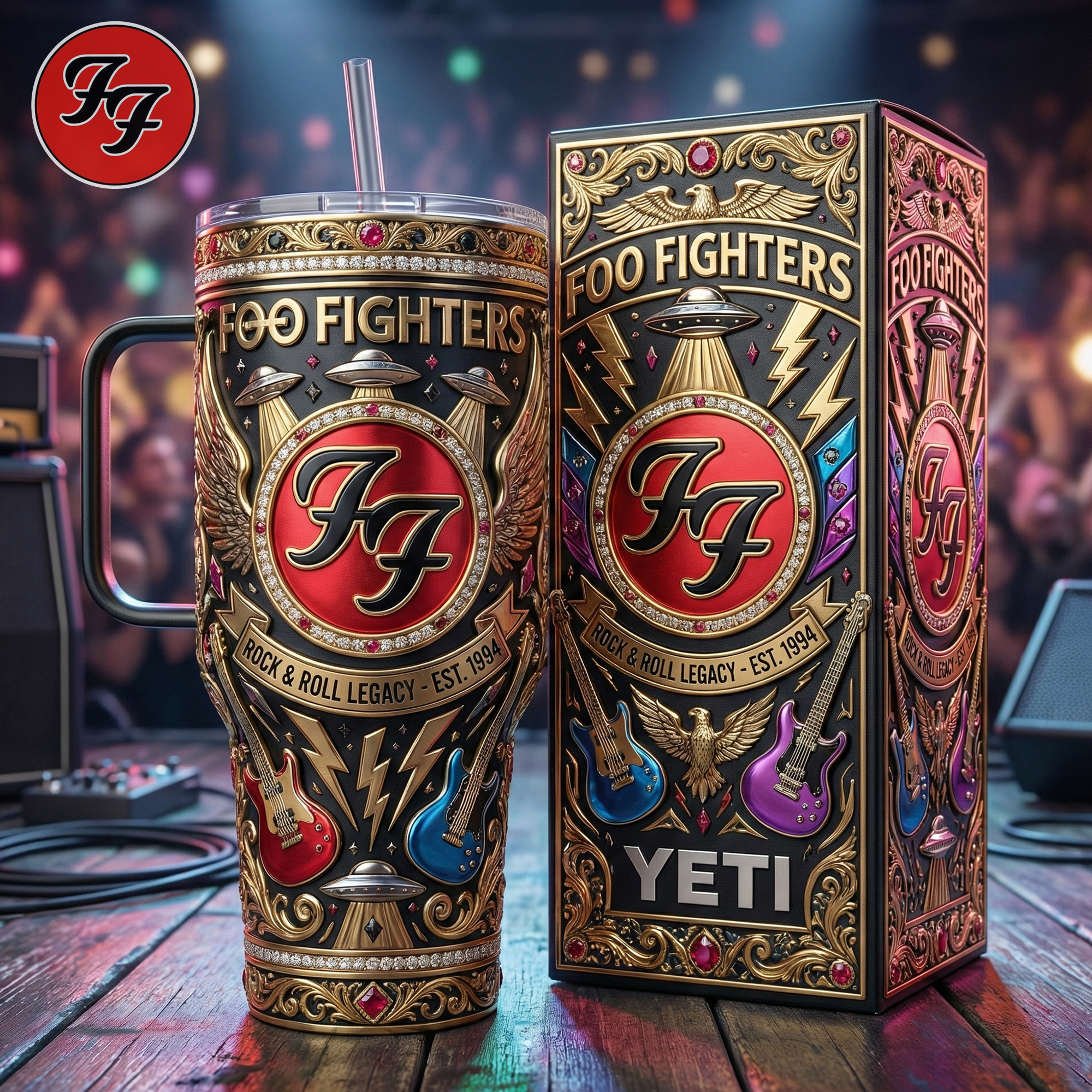FFT 40oz Tumbler With Handle LNTH