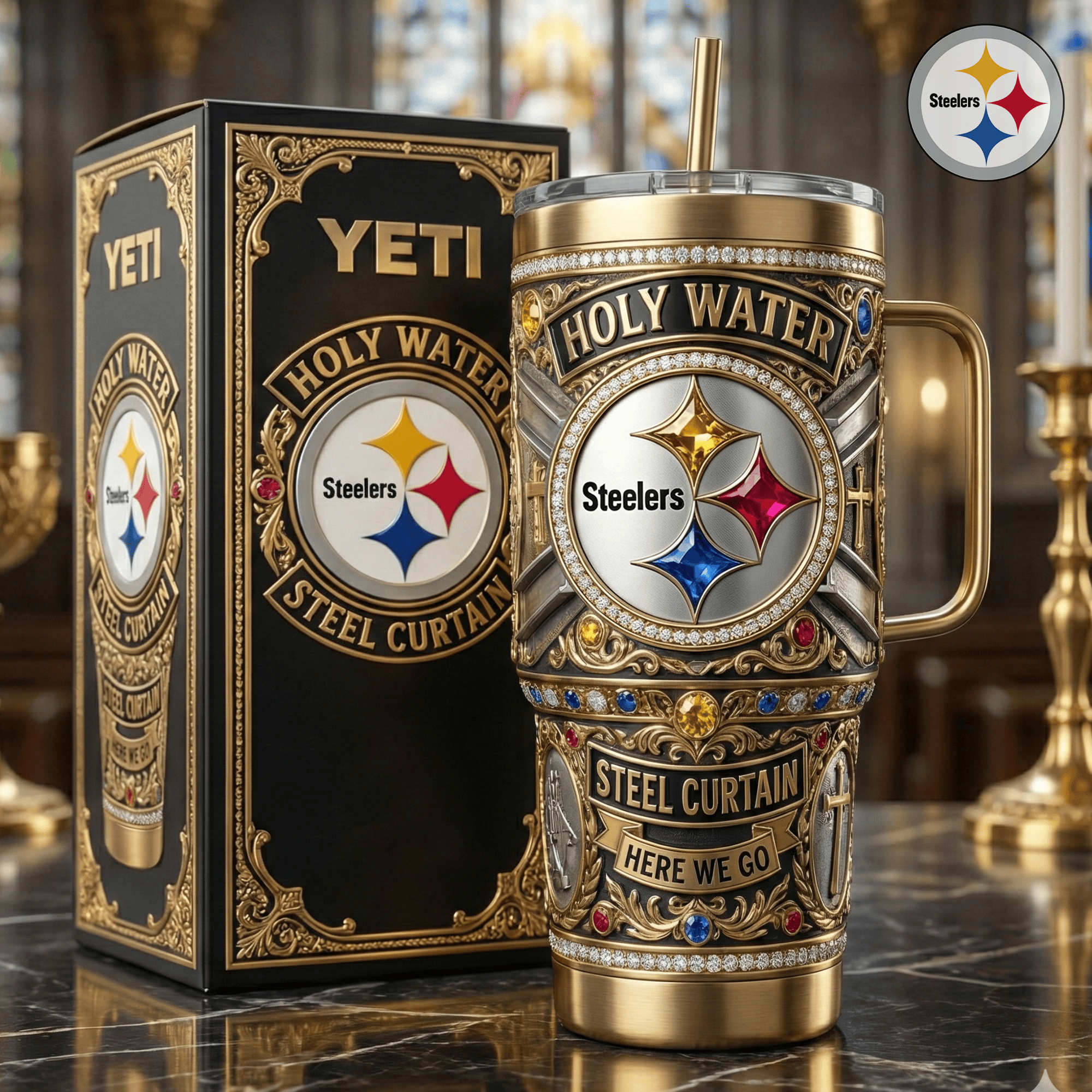 PBS 40oz Tumbler With Handle LNTH