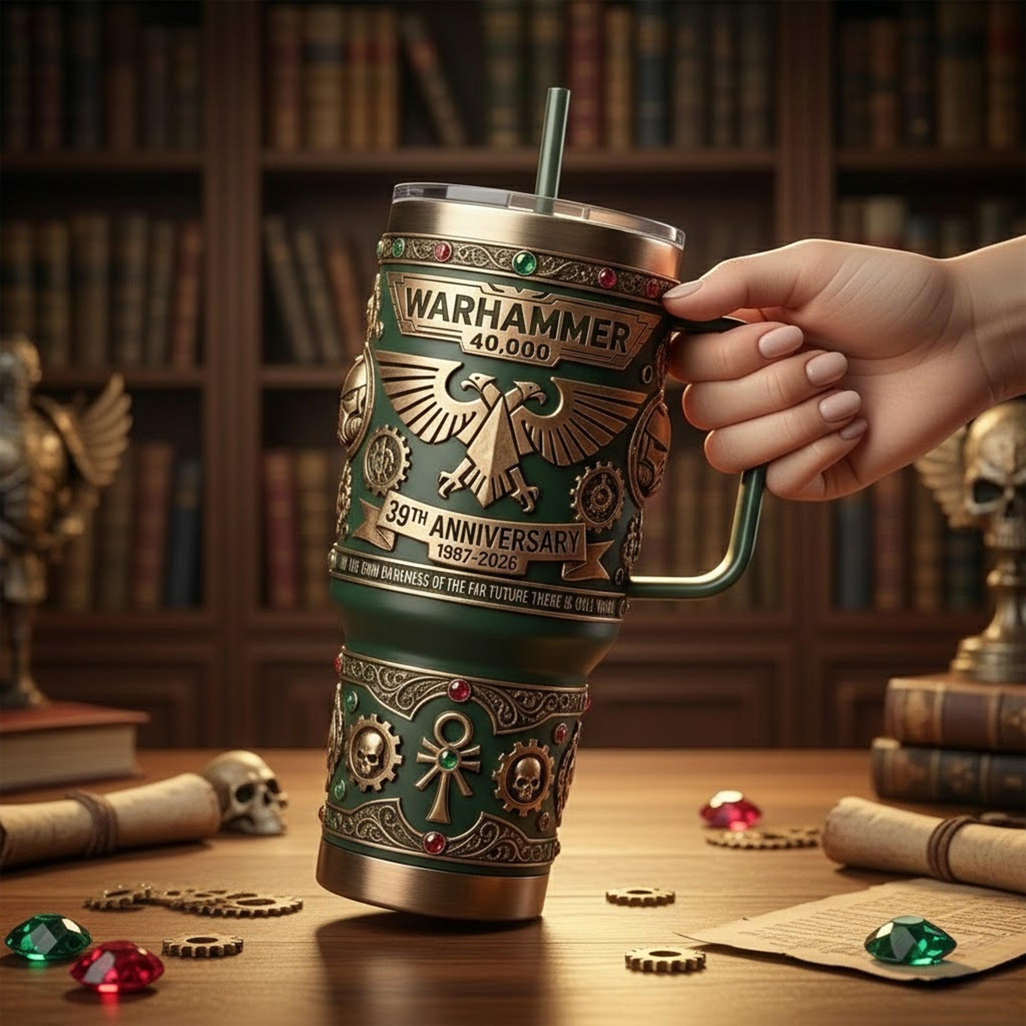 WHM 40oz Tumbler With Handle TNSM
