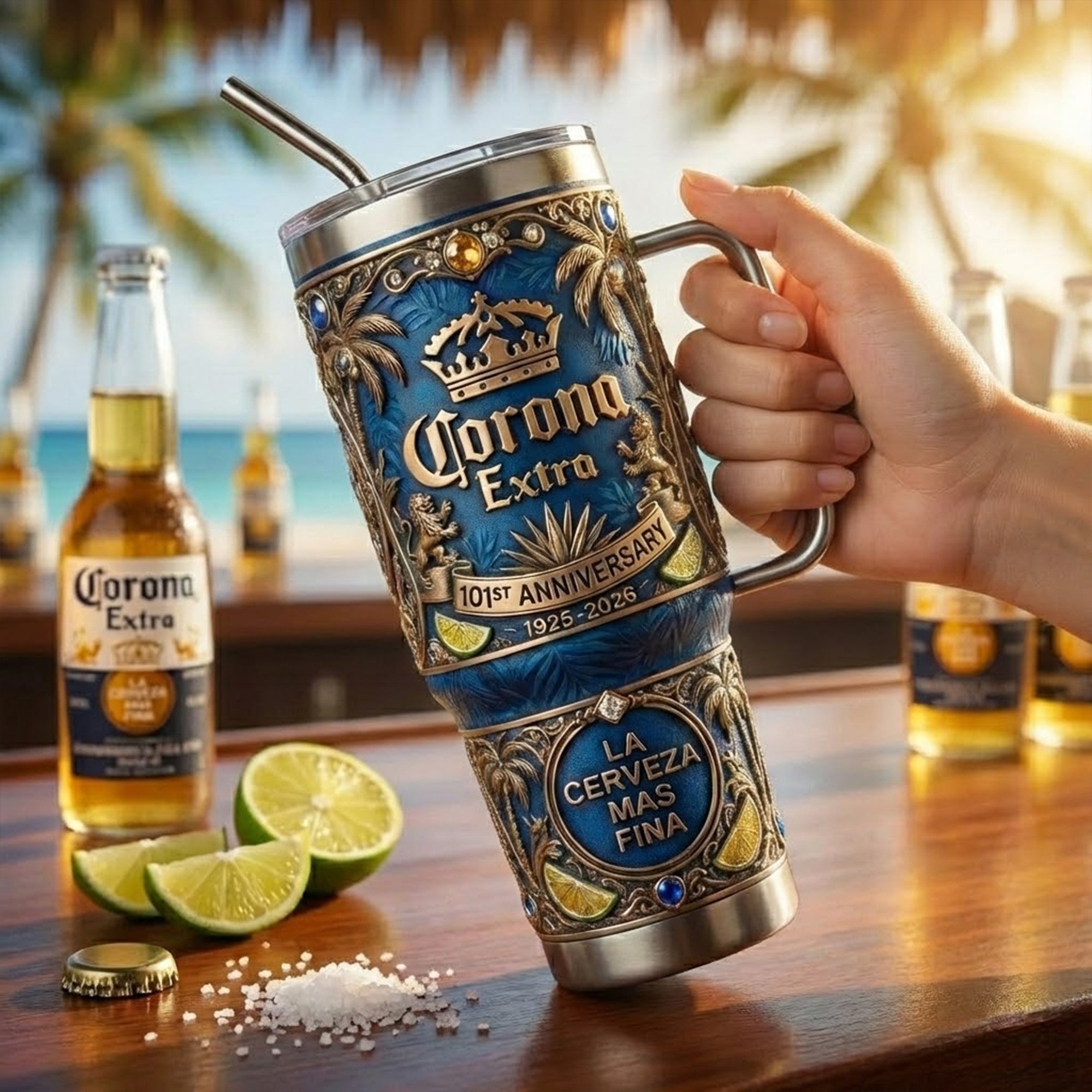 CRNB 40oz Tumbler With Handle TNSM