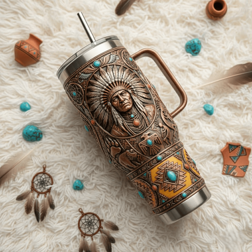 NTAM 40oz Tumbler With Handle TNSM
