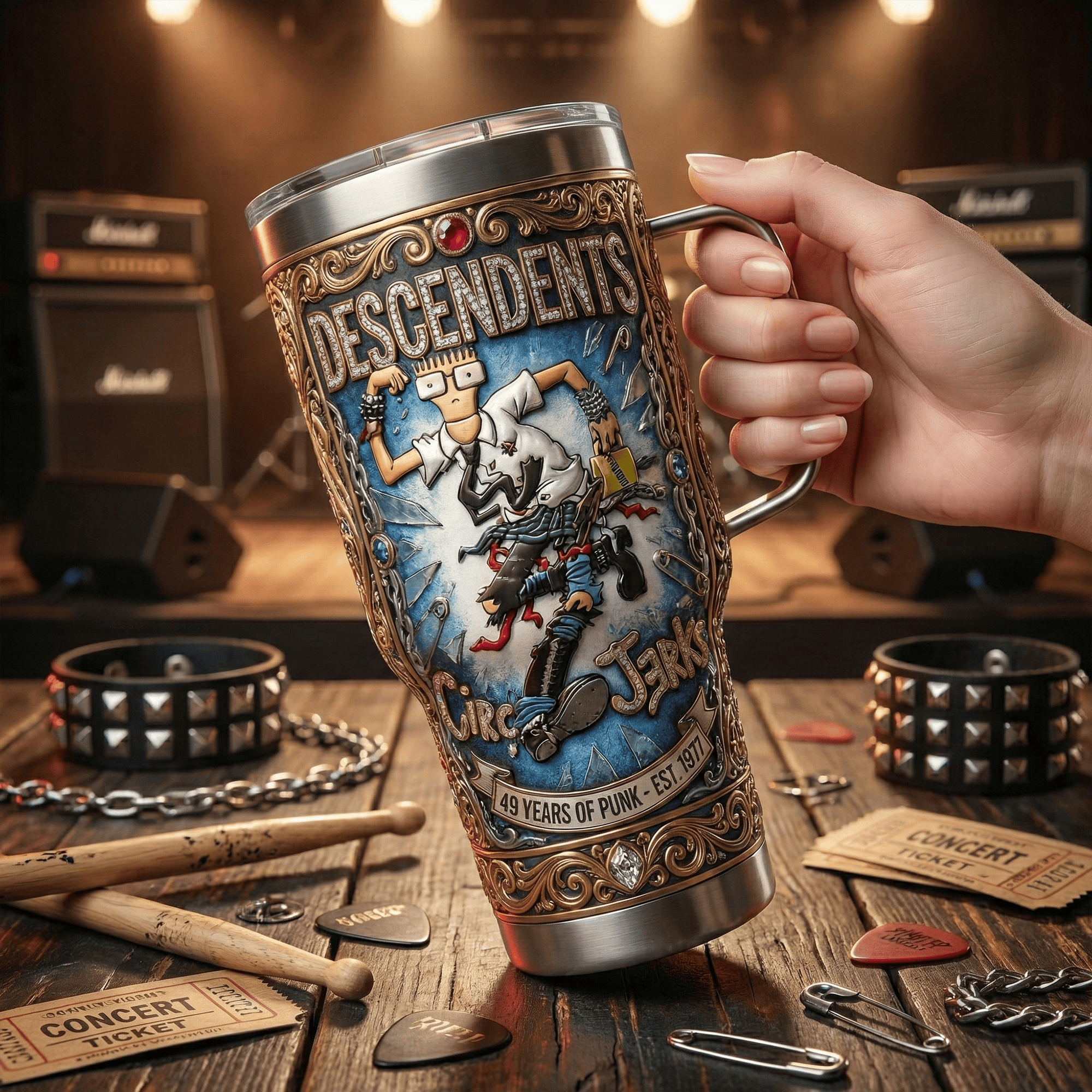 DCDS 40oz Tumbler With Handle LNTH