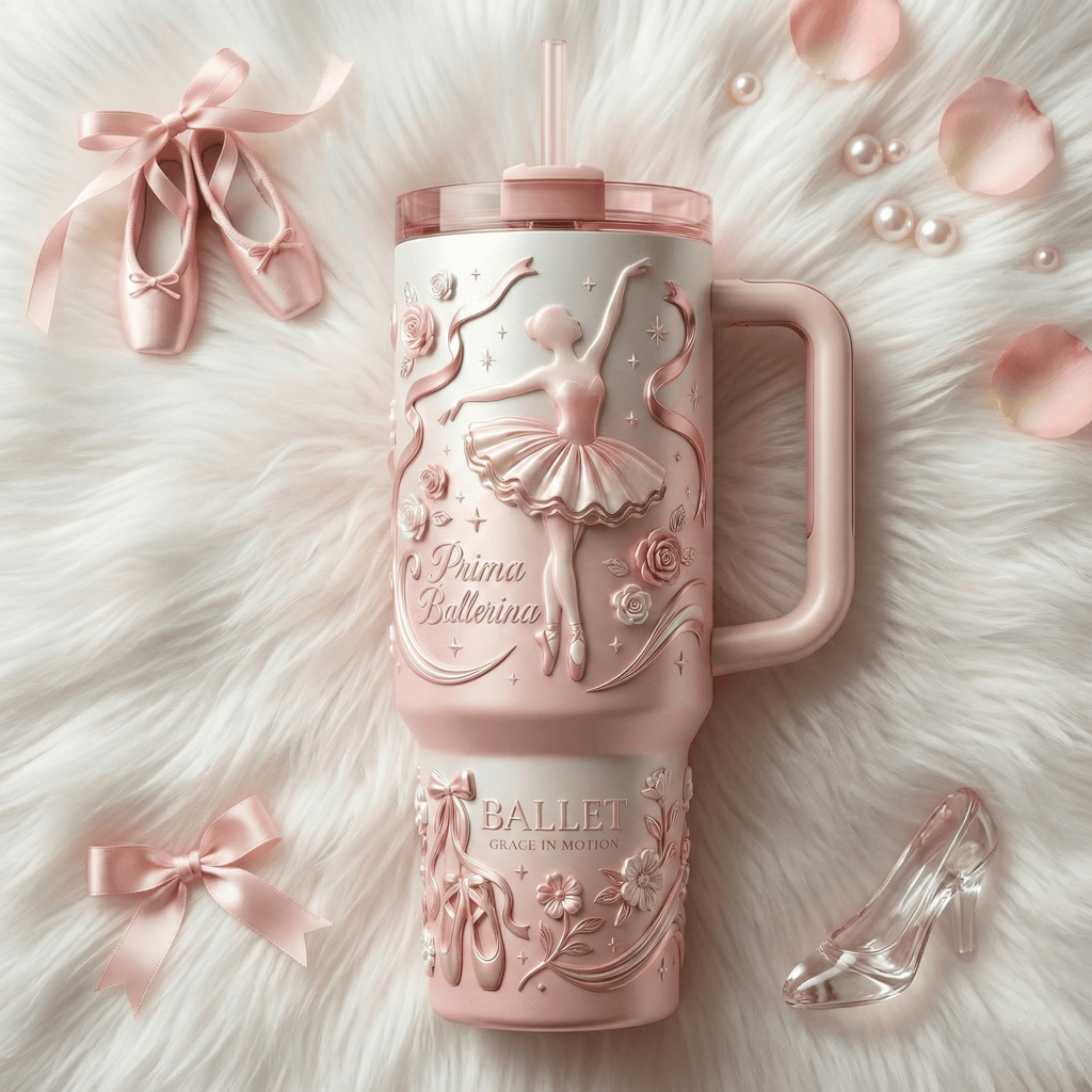 BALLET 40oz Tumbler With Handle HTTT