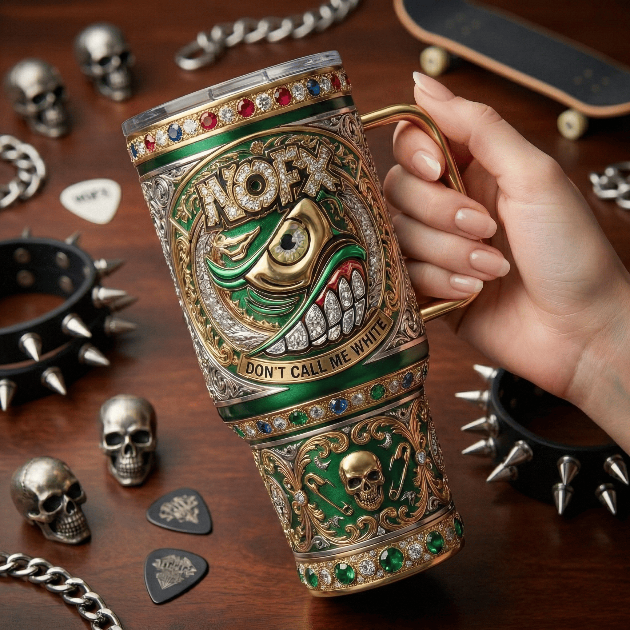NOFX 40oz Tumbler With Handle LNTH