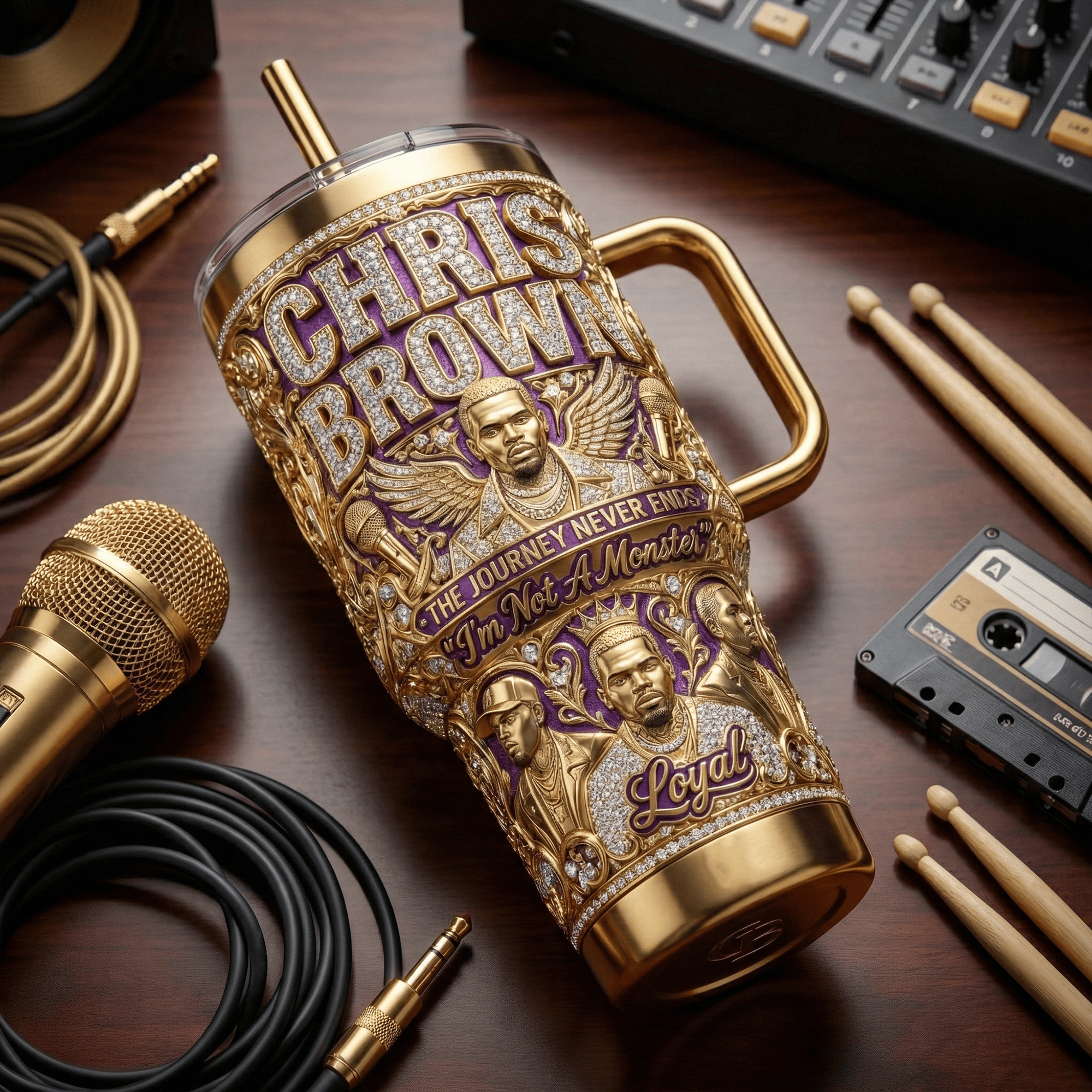 CHRB 40oz Tumbler With Handle LNTH