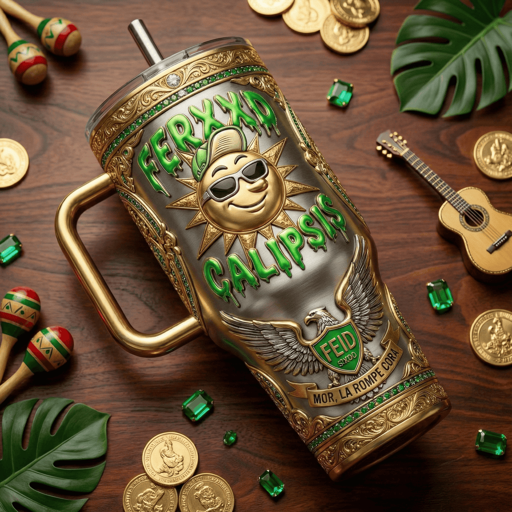 FED 40oz Tumbler With Handle LNTH