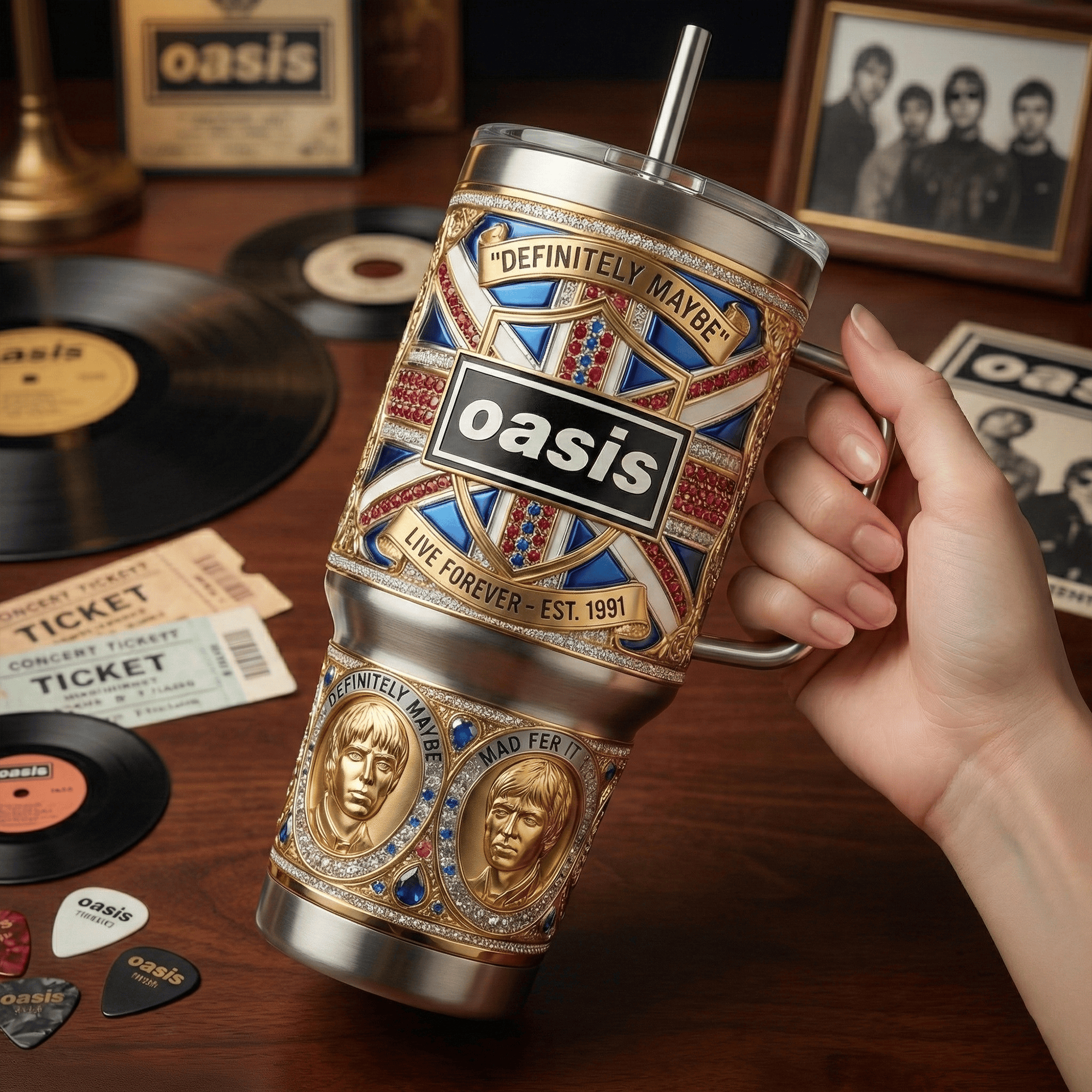 OAS 40oz Tumbler With Handle LNTH