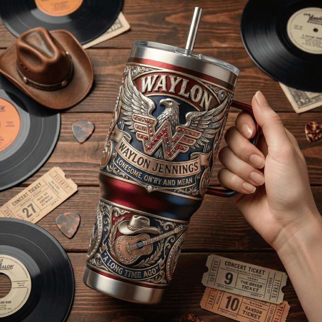 WNJN 40oz Tumbler With Handle LNTH