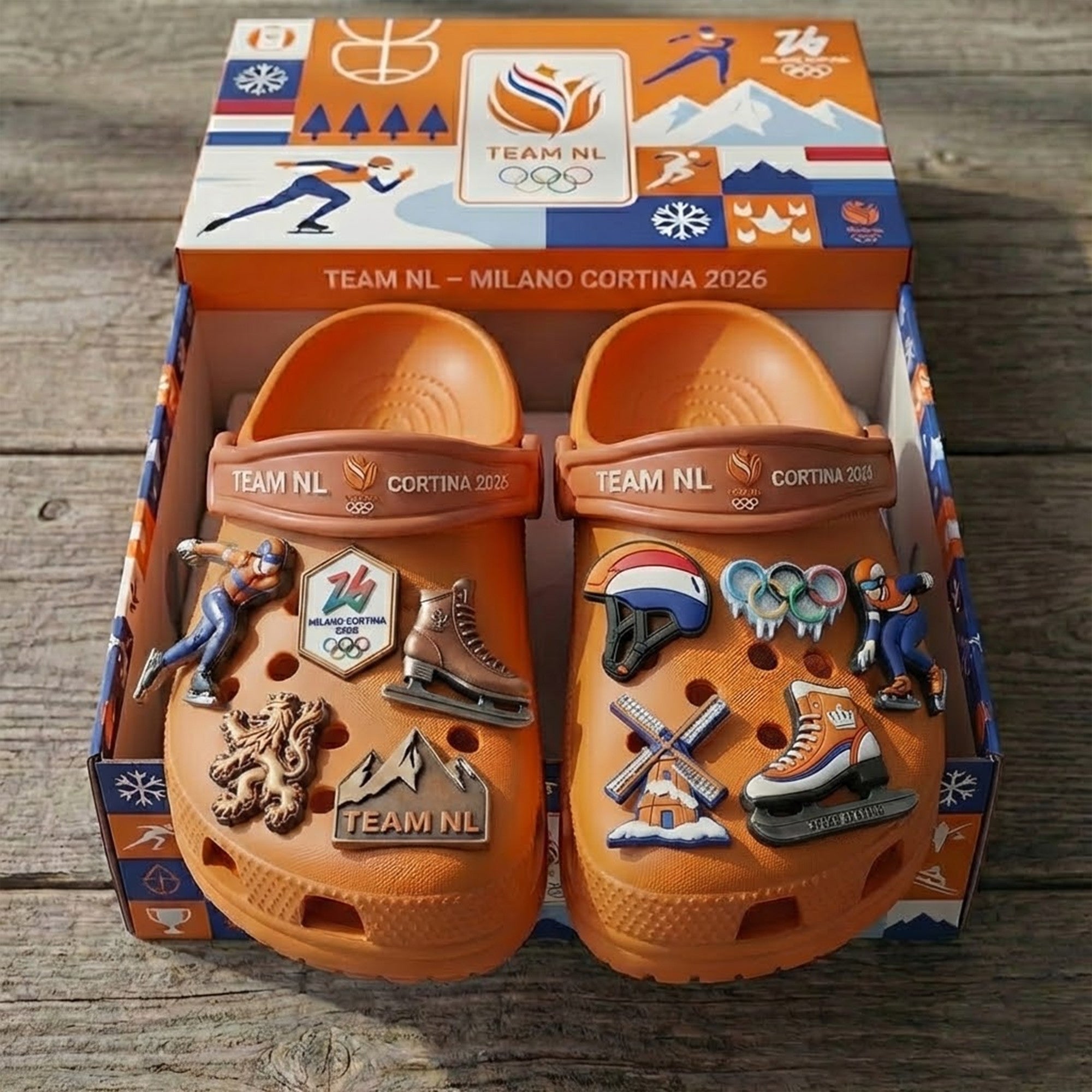 Premium Olympic Netherlands Clogs TNSM