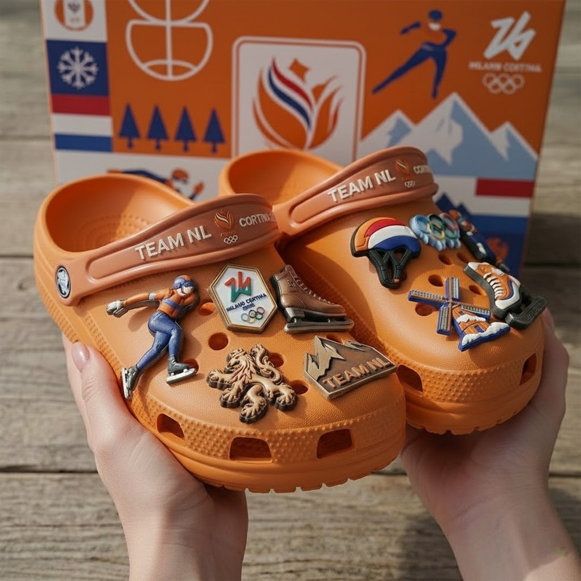 Premium Olympic Netherlands Clogs TNSM