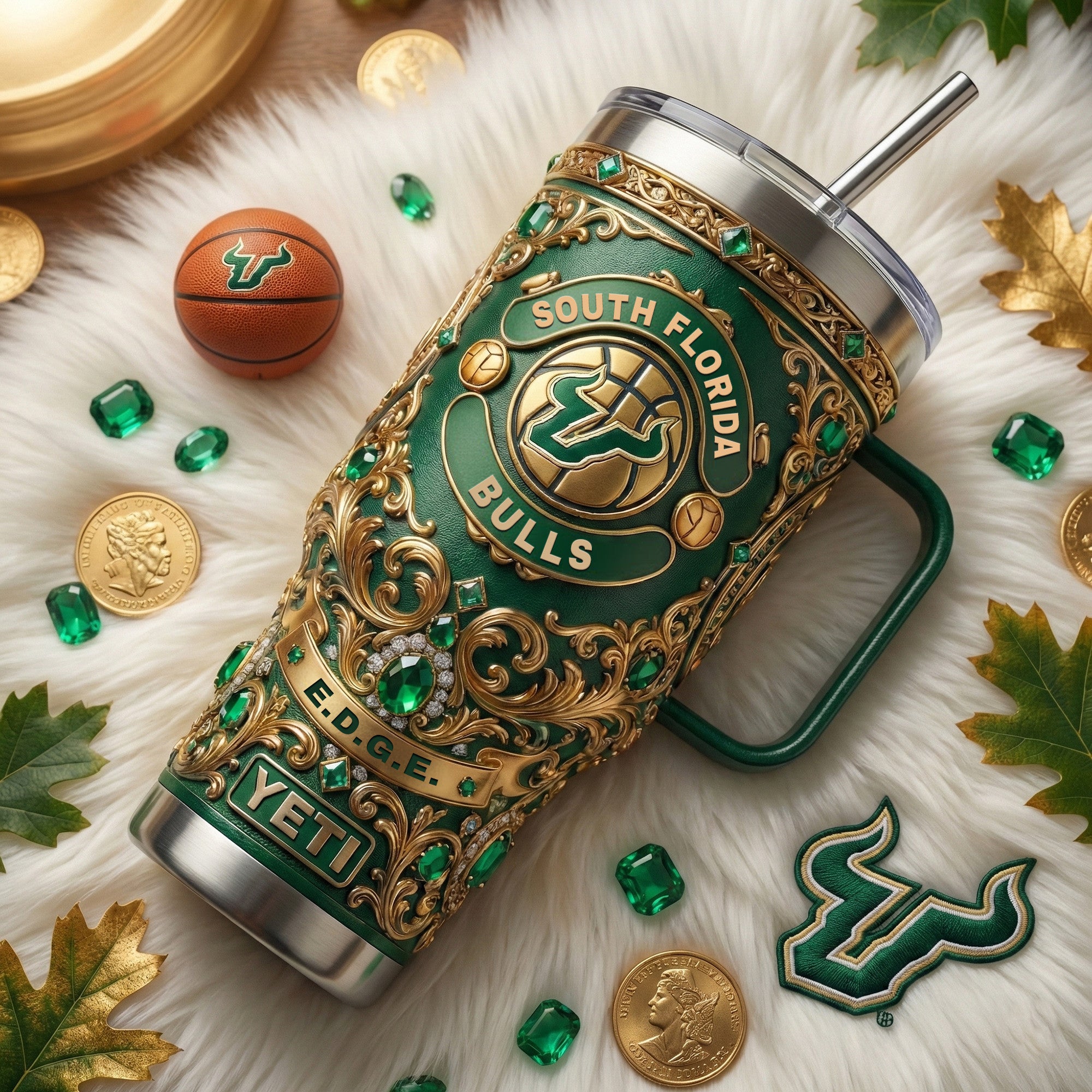 SFB 40oz Tumbler With Handle DAT