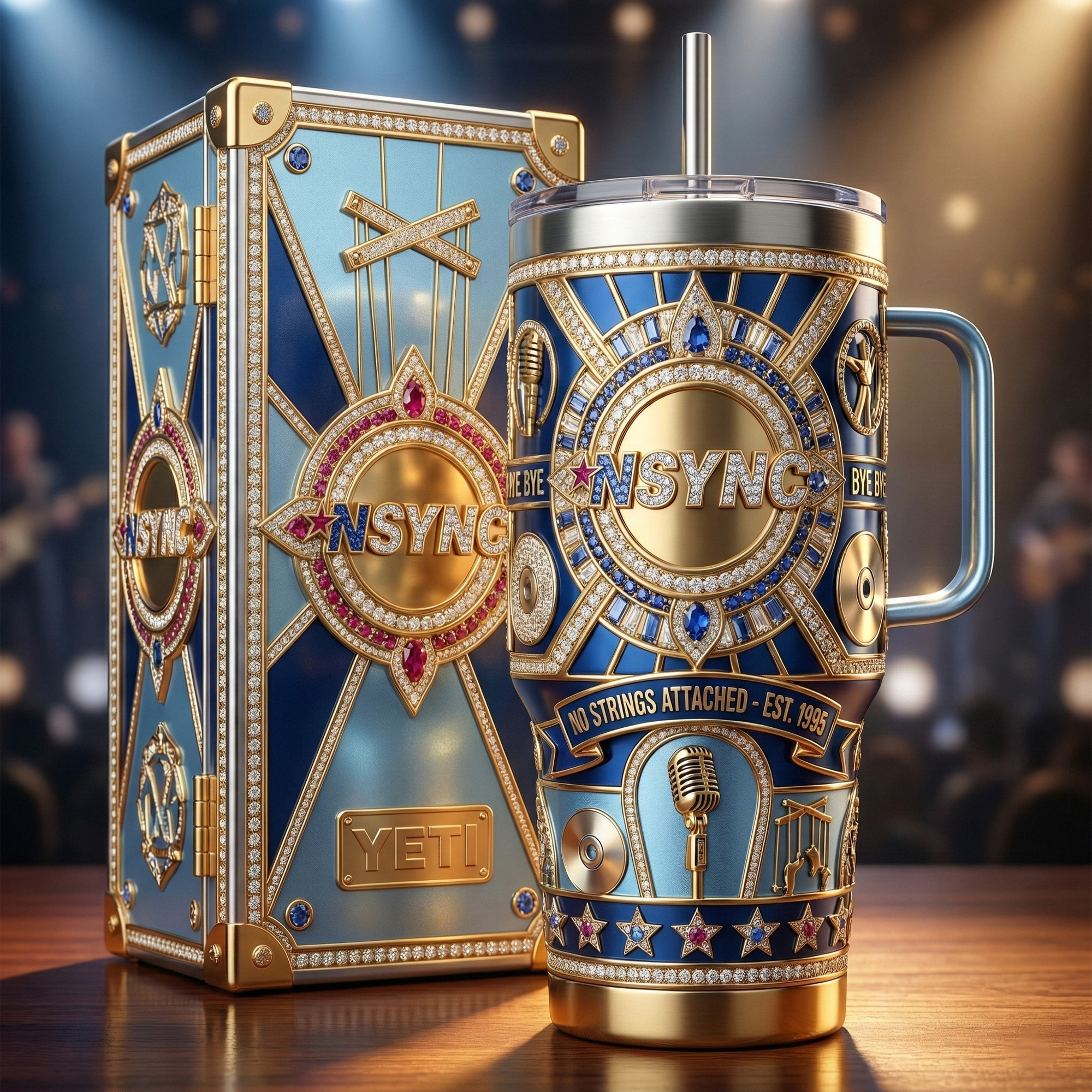 NSYN 40oz Tumbler With Handle LNTH