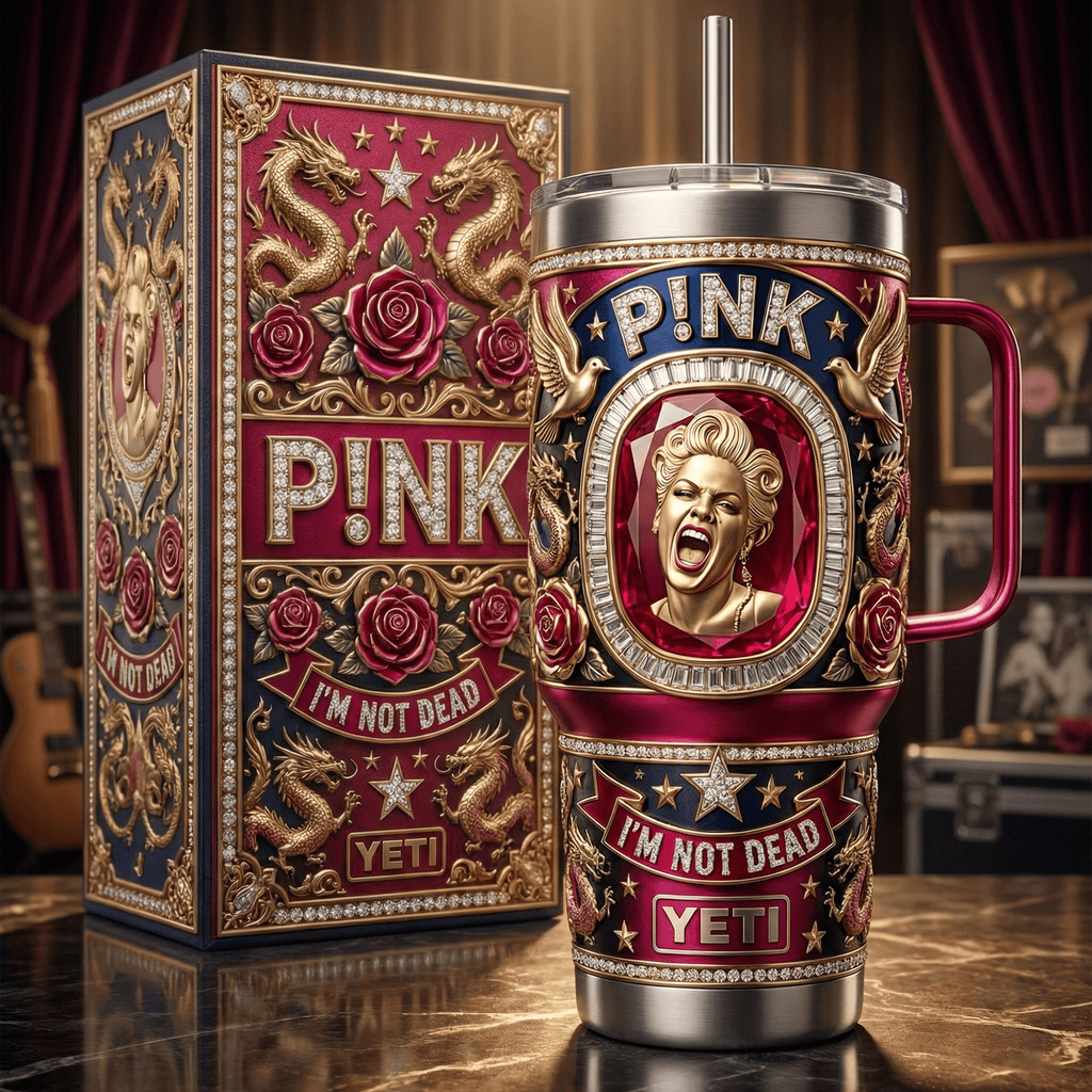 PNK 40oz Tumbler With Handle LNTH