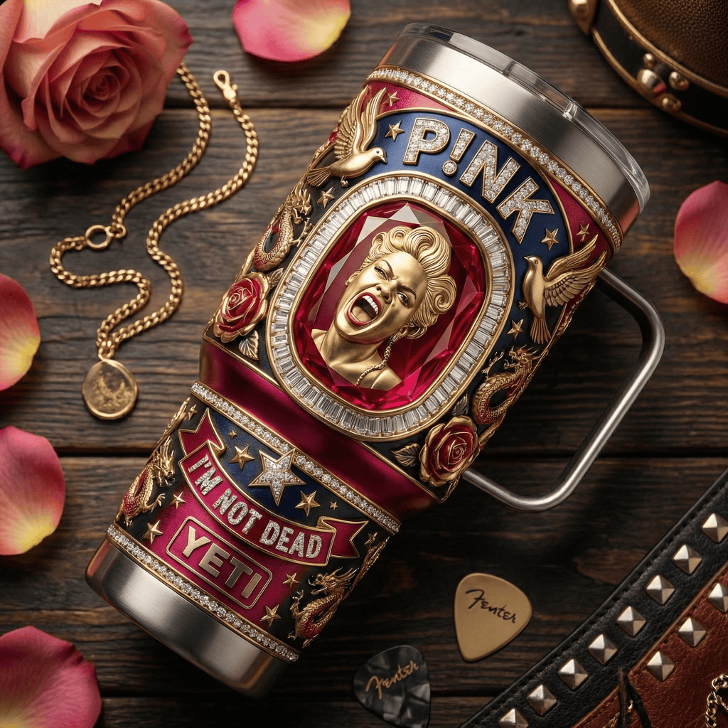 PNK 40oz Tumbler With Handle LNTH