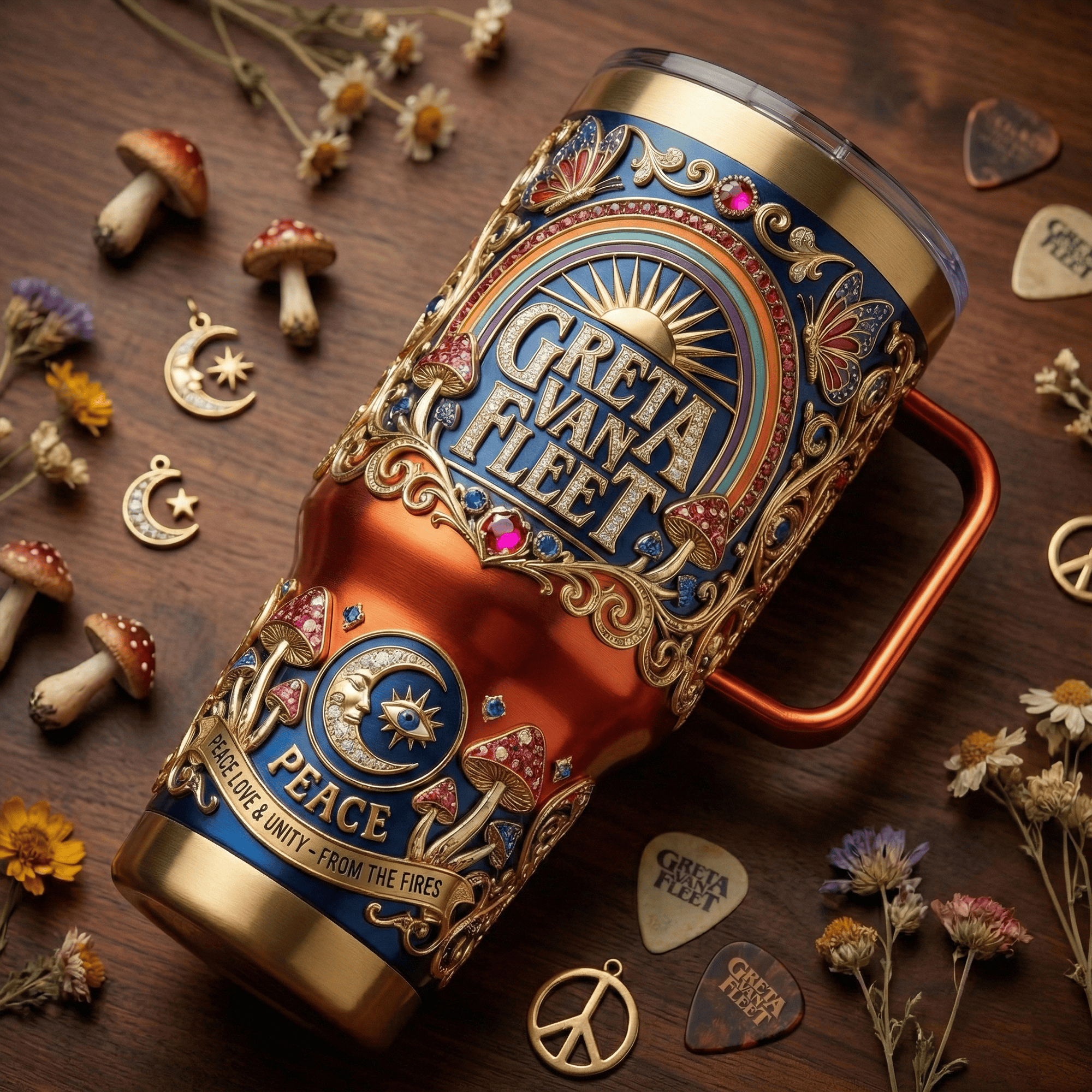GVF 40oz Tumbler With Handle LNTH