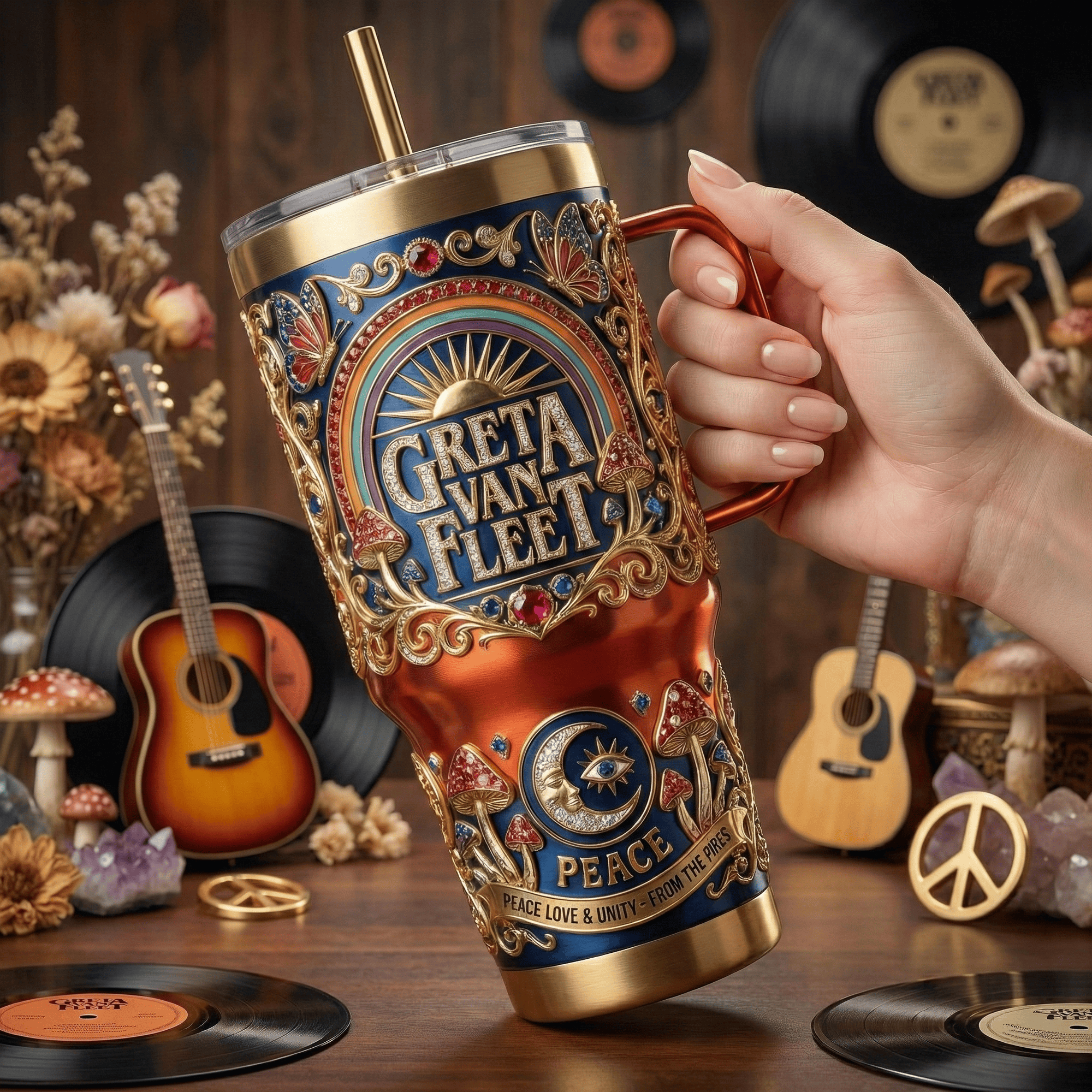 GVF 40oz Tumbler With Handle LNTH