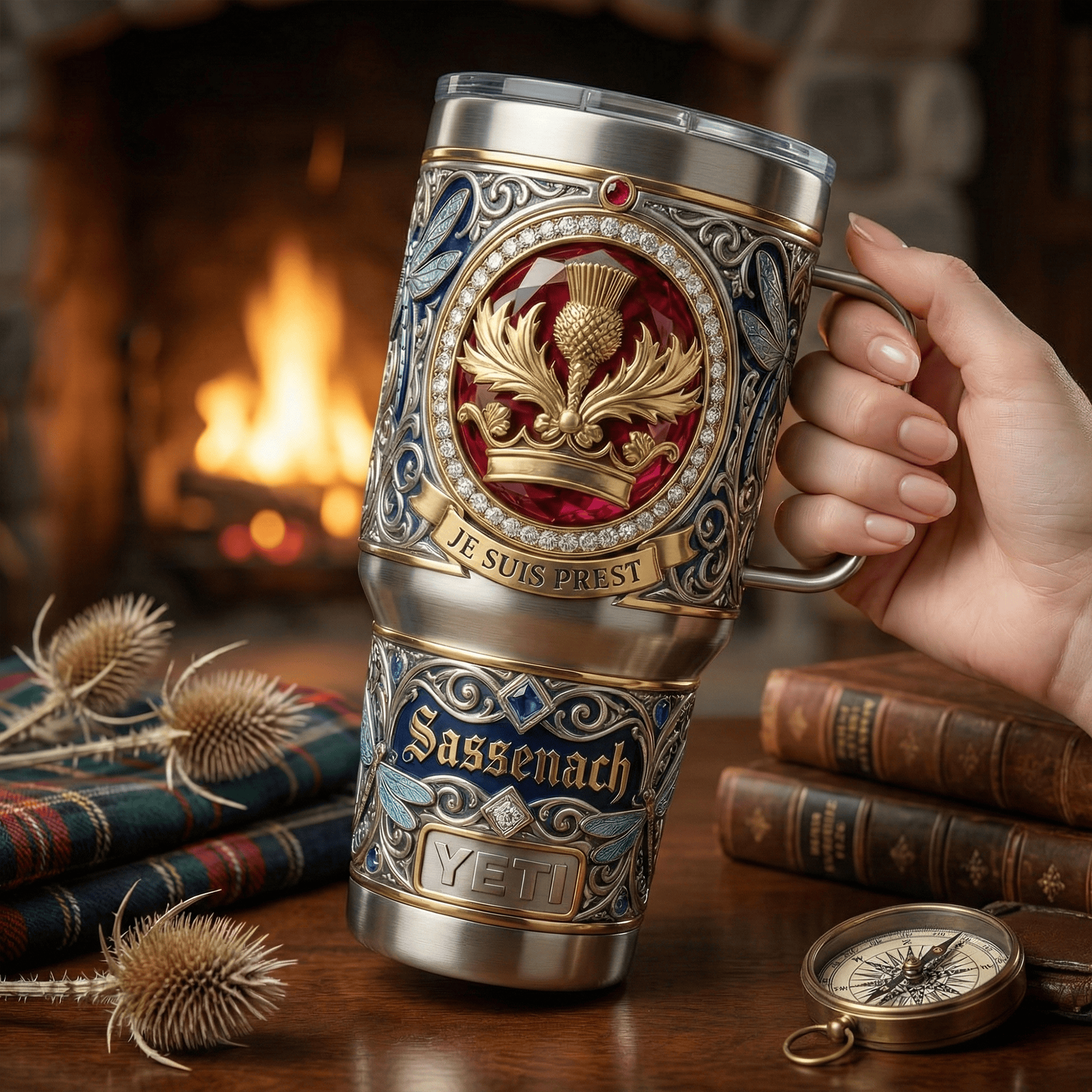 OLD 40oz Tumbler With Handle LNTH