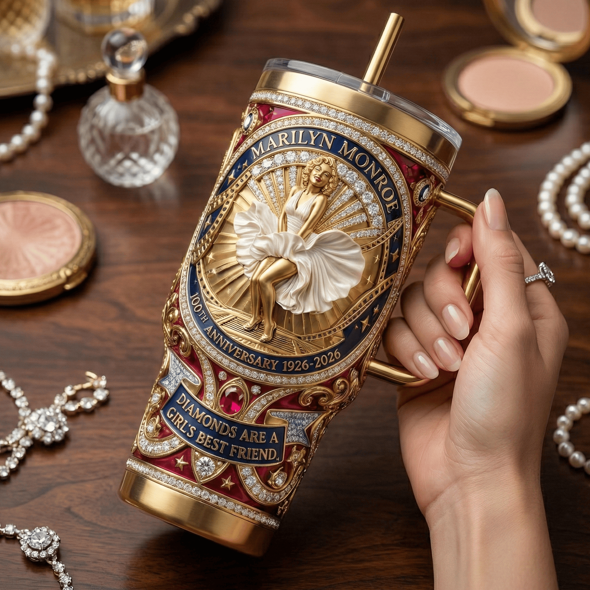 MRMR 40oz Tumbler With Handle LNTH