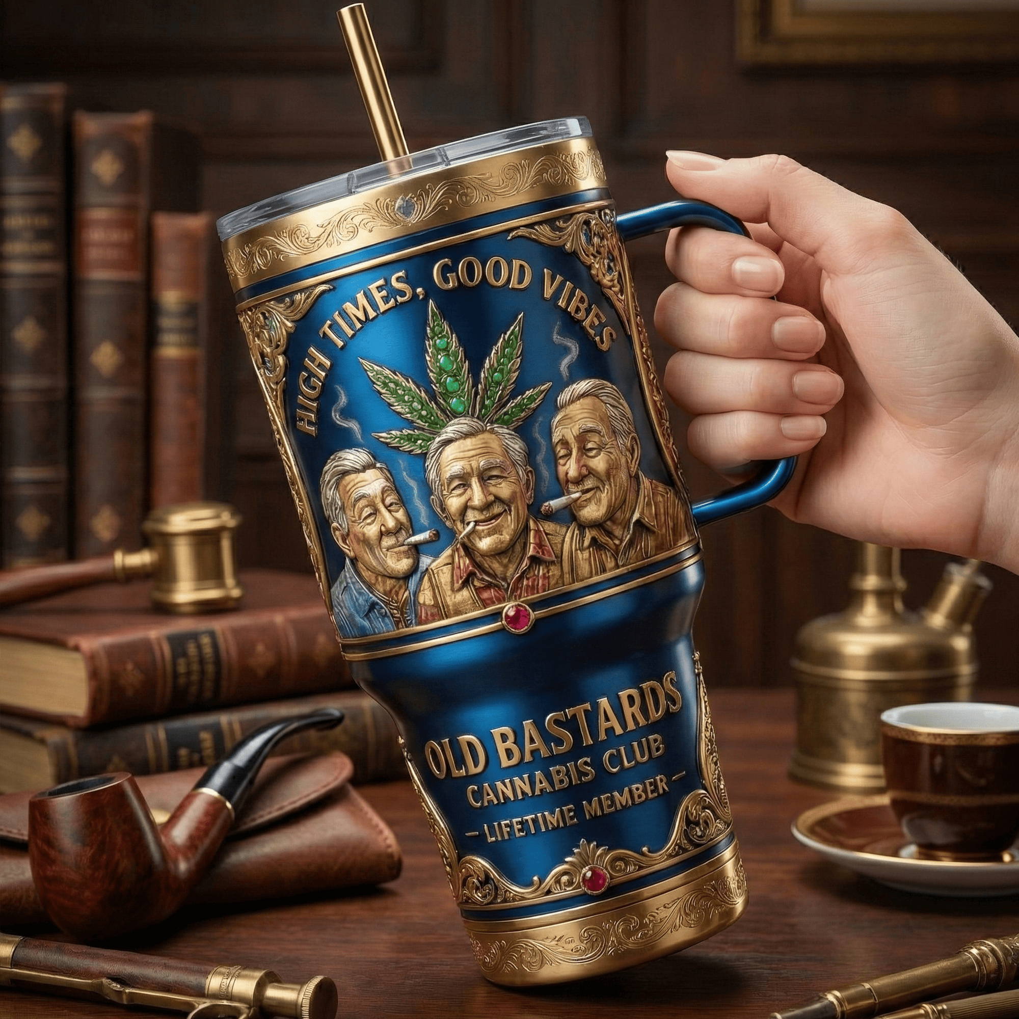 OBCC 40oz Tumbler With Handle LNTH
