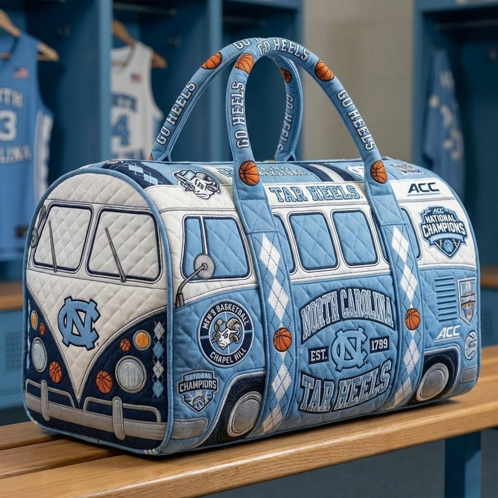 UNC Premium Quilted Duffle Bag TNSM