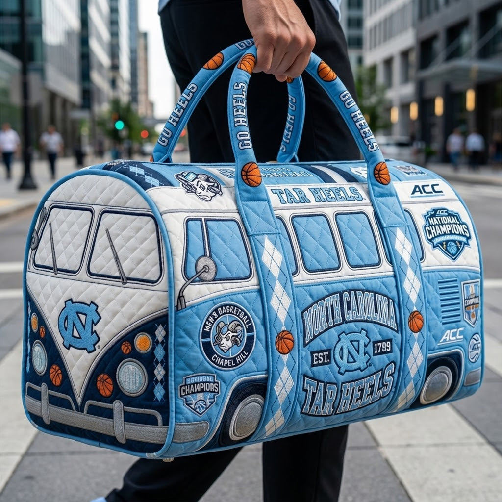 UNC Premium Quilted Duffle Bag TNSM