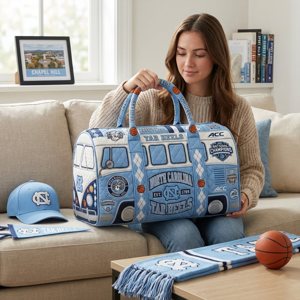UNC Premium Quilted Duffle Bag TNSM