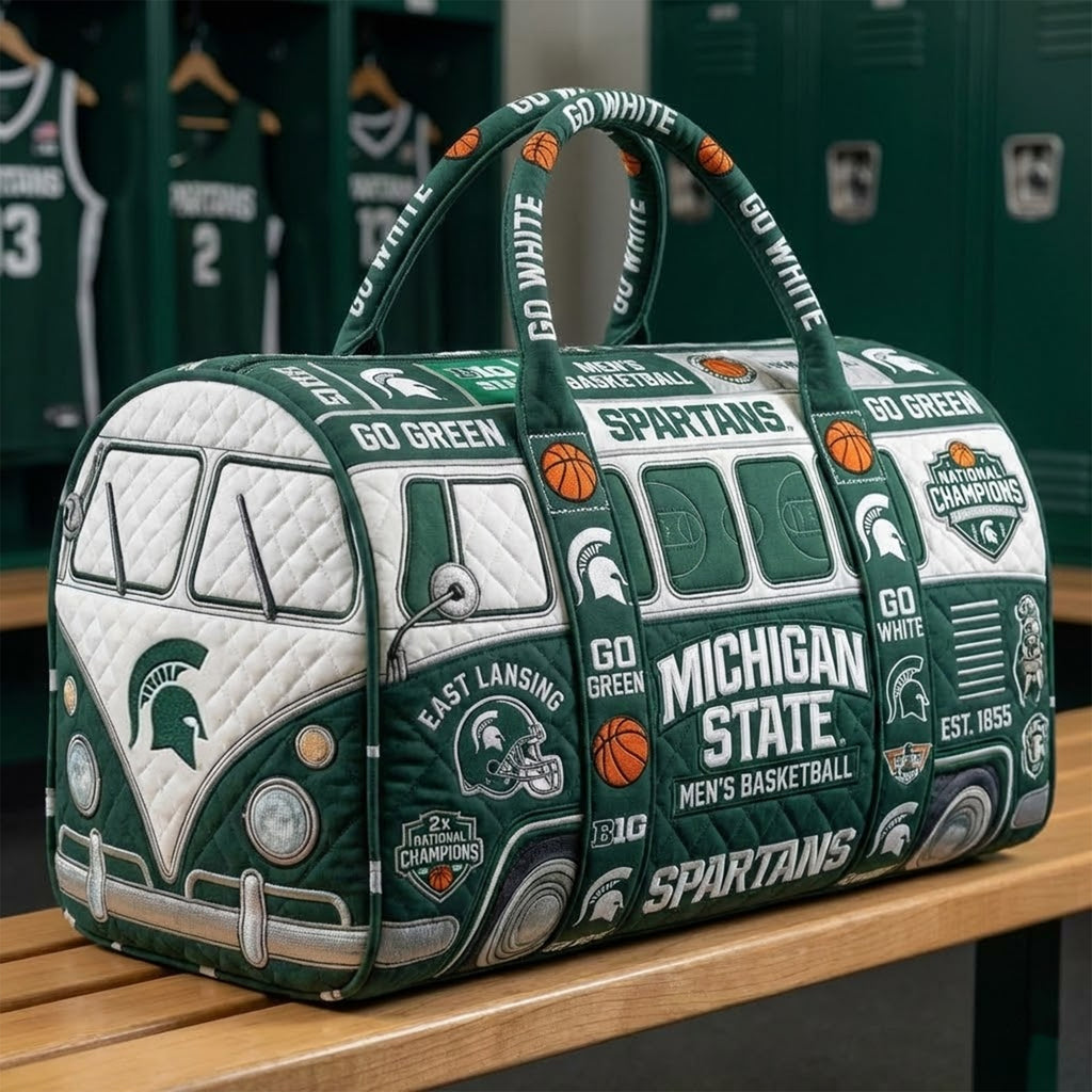 MSU Premium Quilted Duffle Bag TNSM