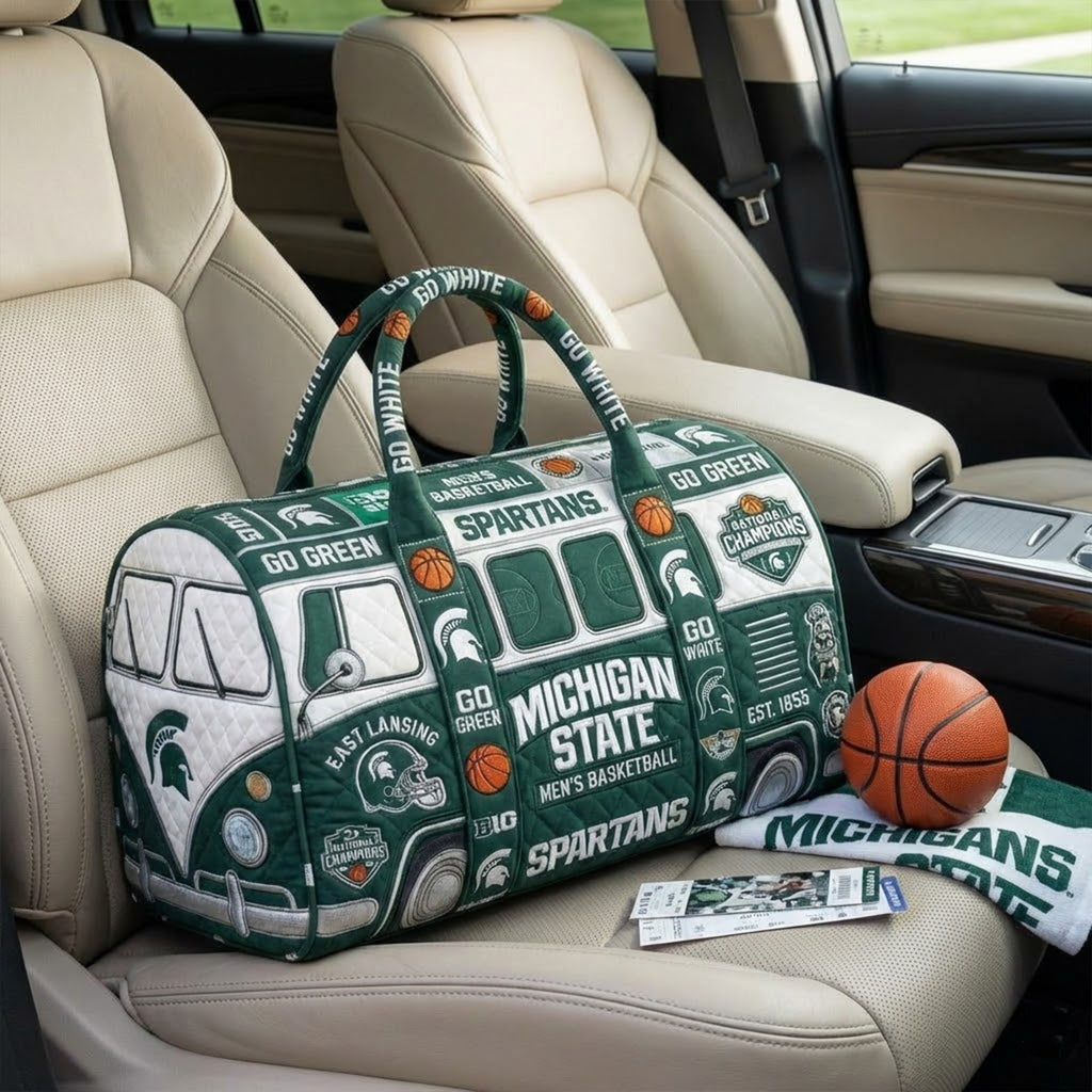 MSU Premium Quilted Duffle Bag TNSM