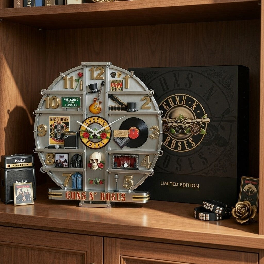 PREMIUM GNR Home Decorative Acrylic Wall Clock HTTT