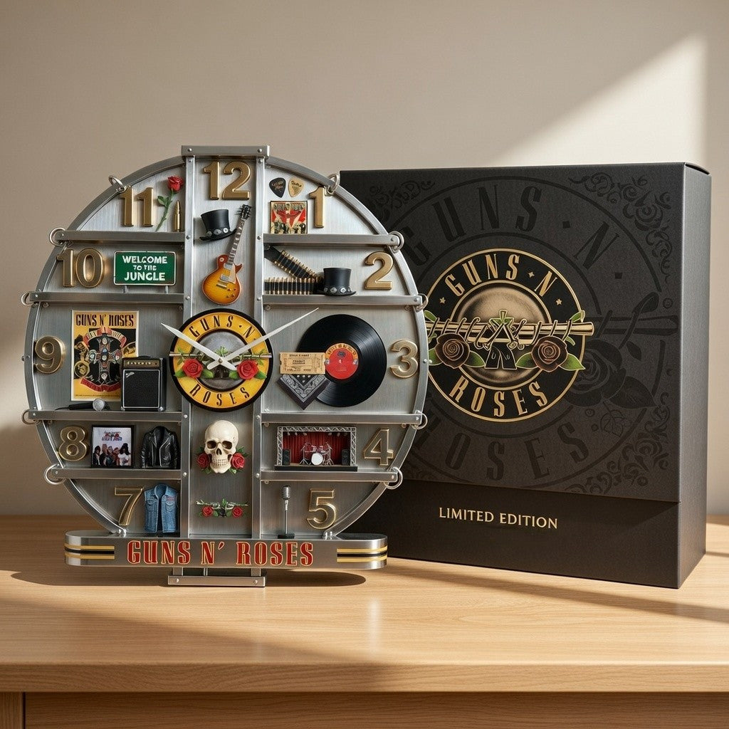 PREMIUM GNR Home Decorative Acrylic Wall Clock HTTT