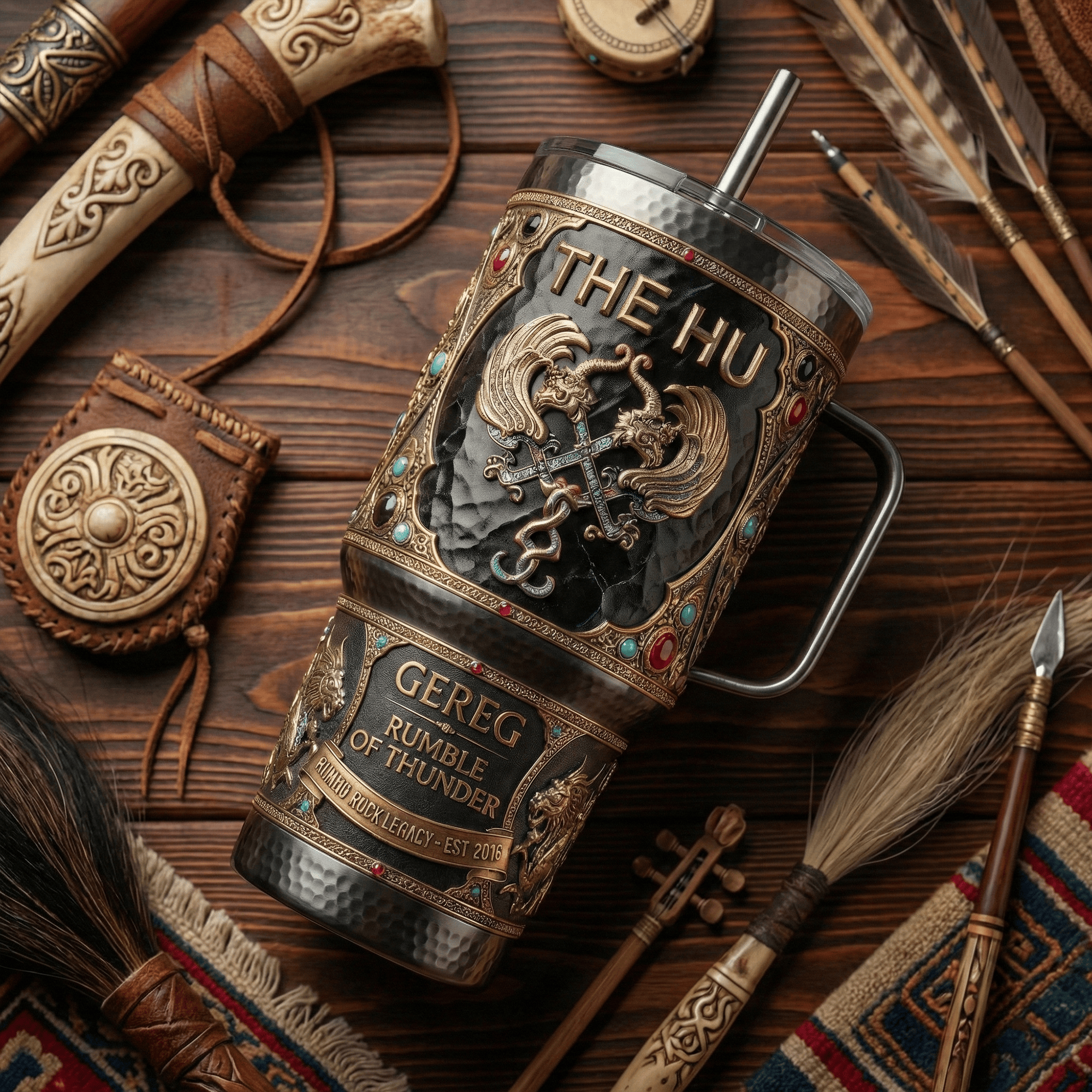 THHU 40oz Tumbler With Handle LNTH